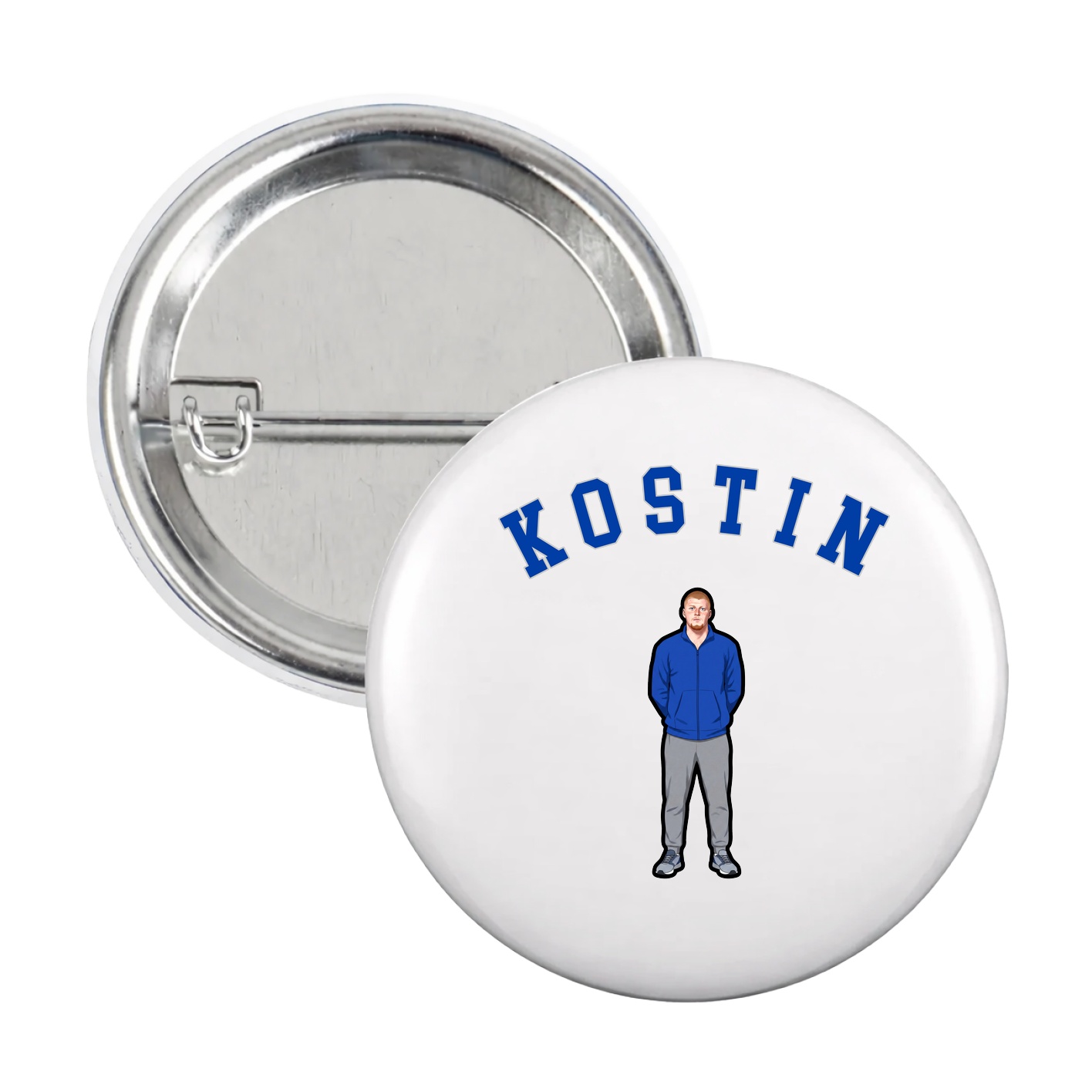 Game Day Button — Shirsey Arch in White