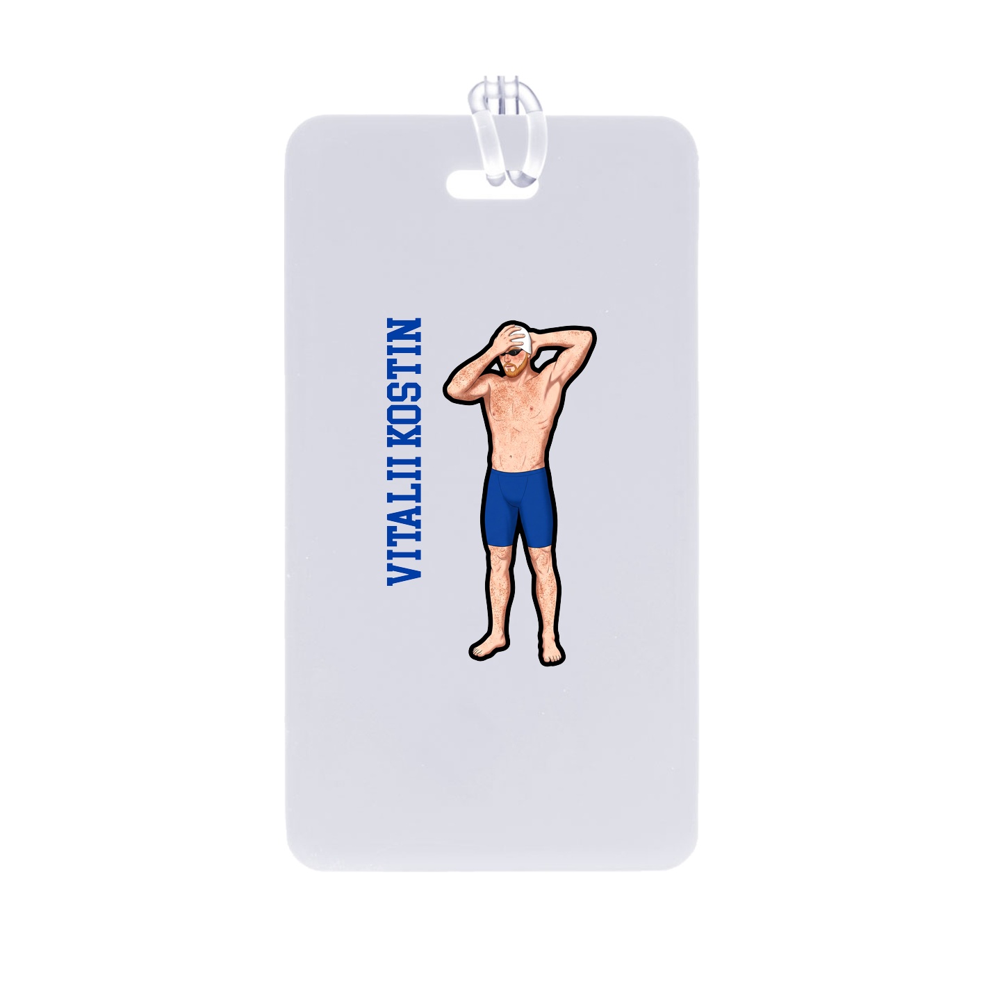 Bag Tag — Name Vertical in Classic