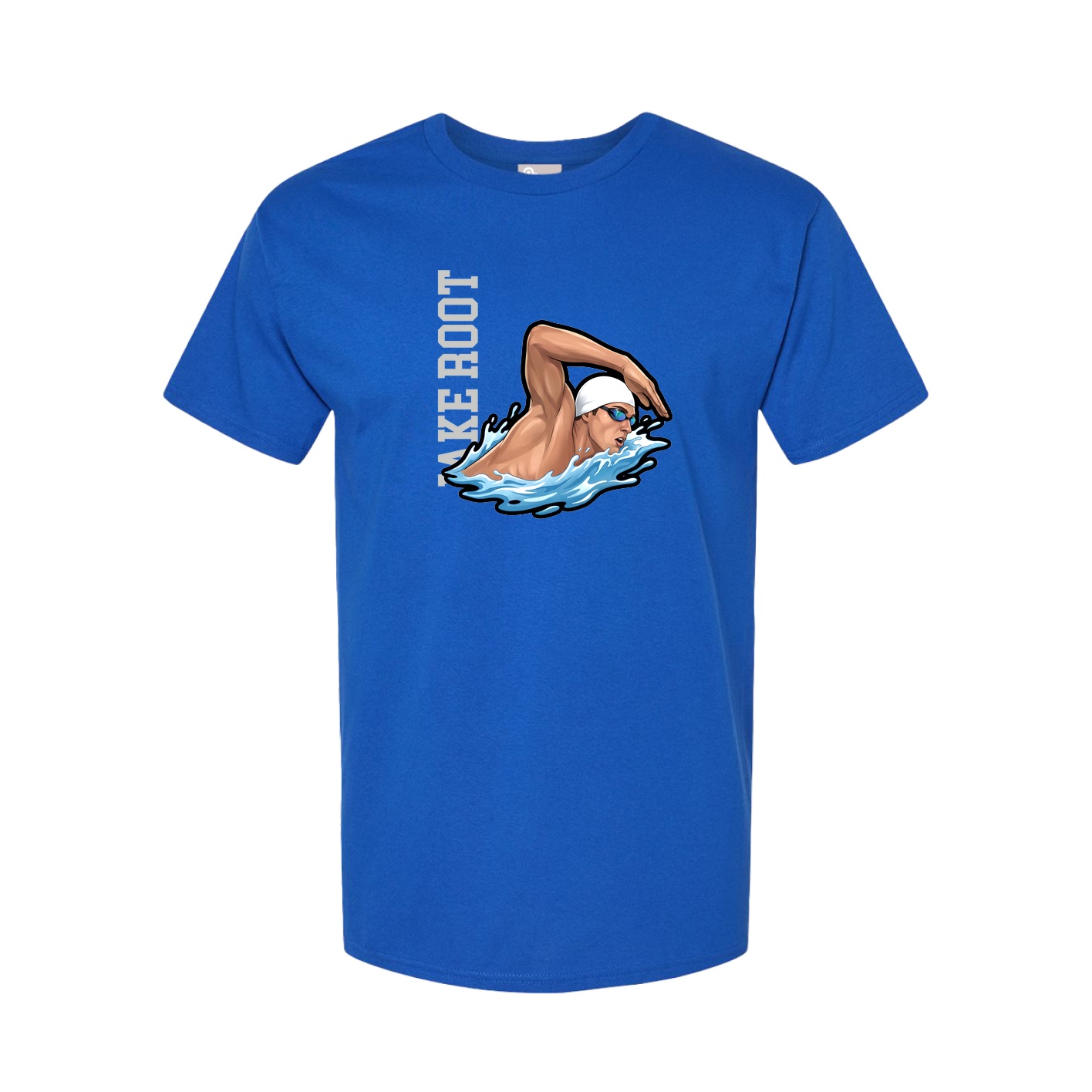 Tee — Name Vertical in Royal