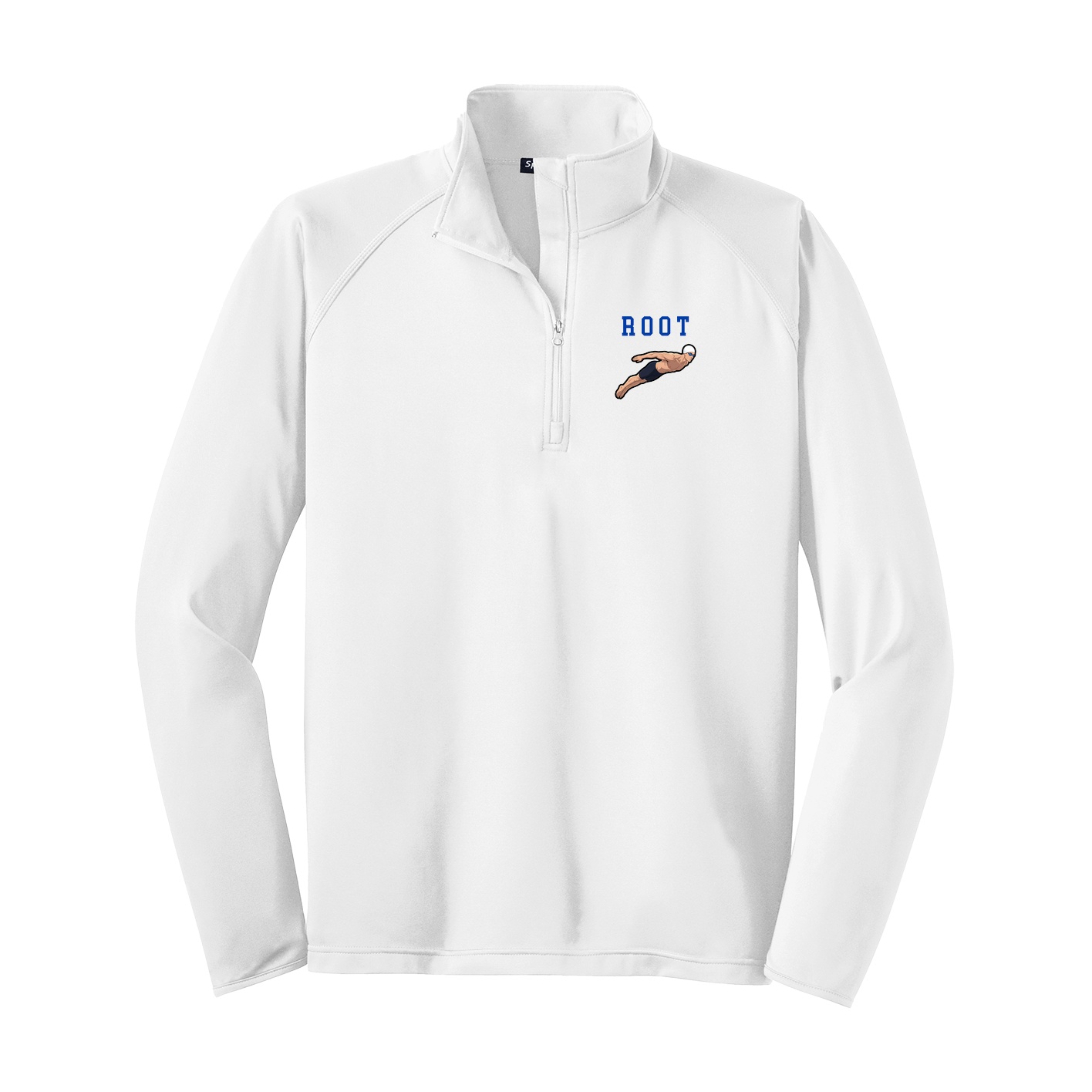 Q-Zip Pullover — Shirsey in White