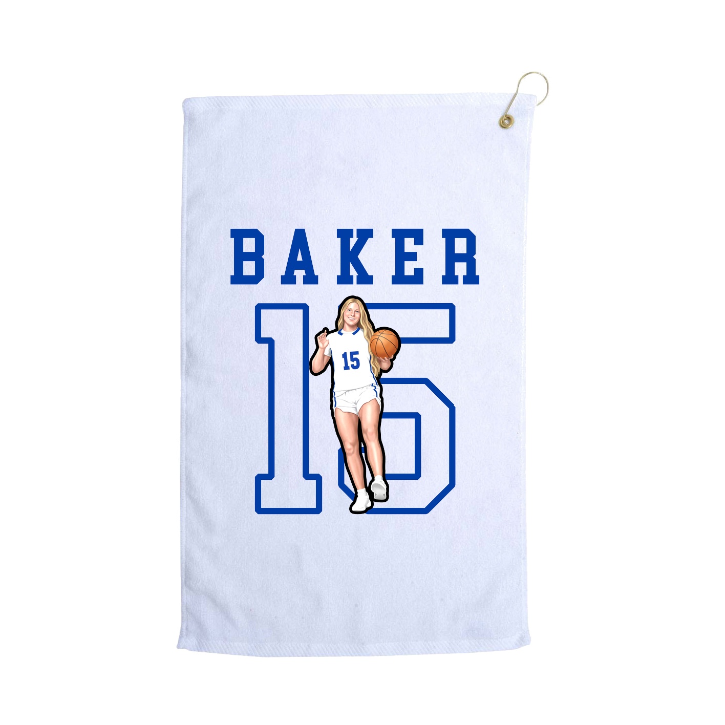 Golf Towel — Shirsey in White