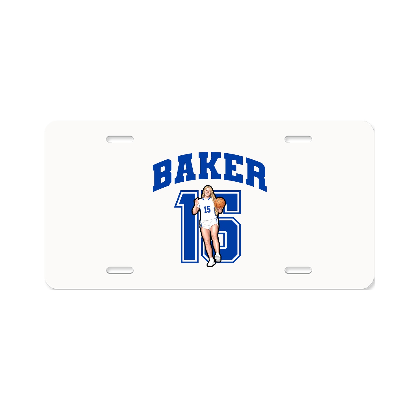 License Plate — Number in Classic