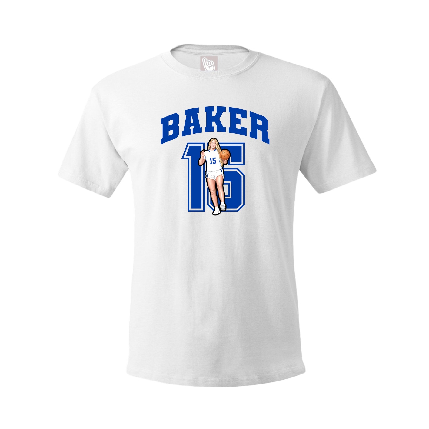 Tee — Number in White