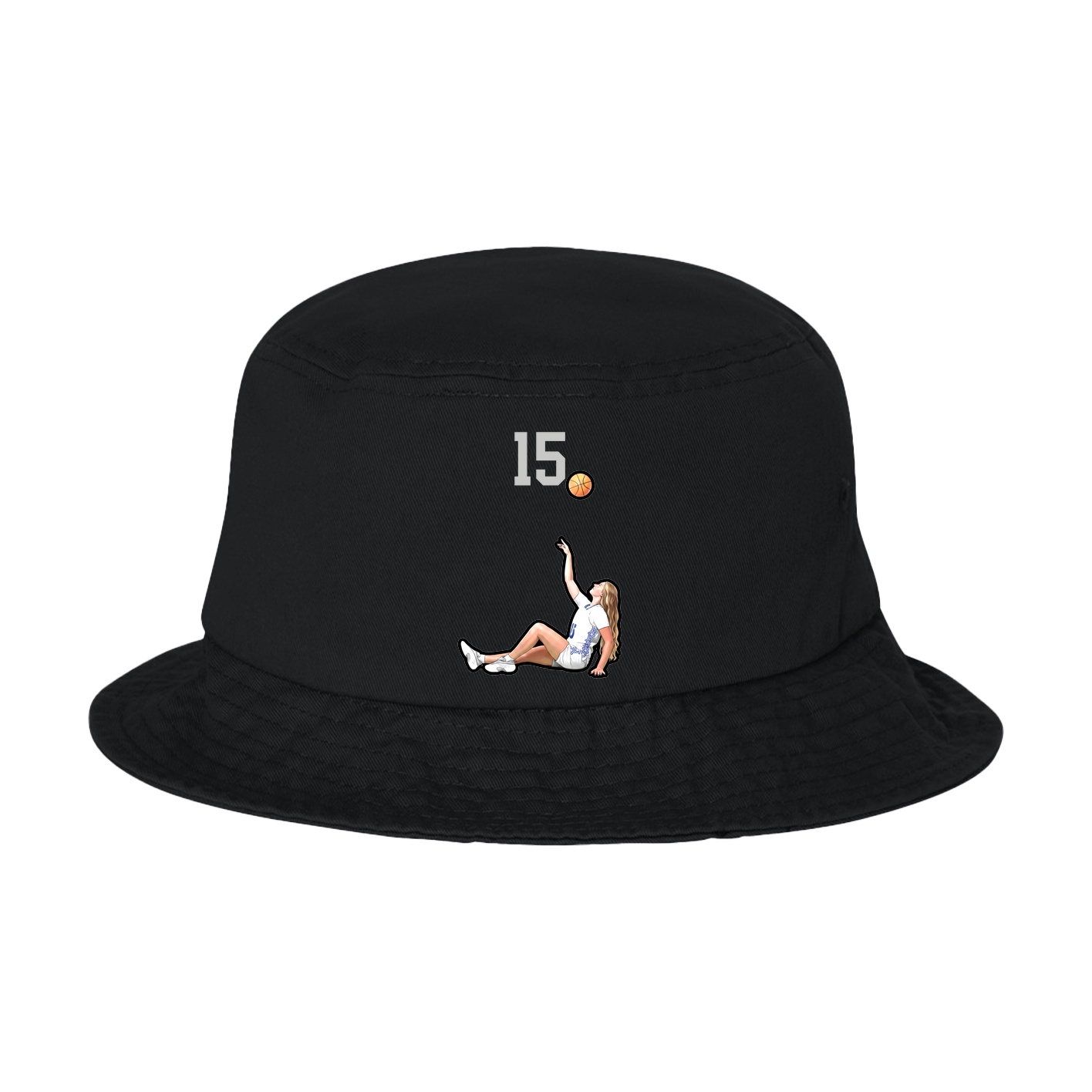 Bucket Cap — Number Top in Black