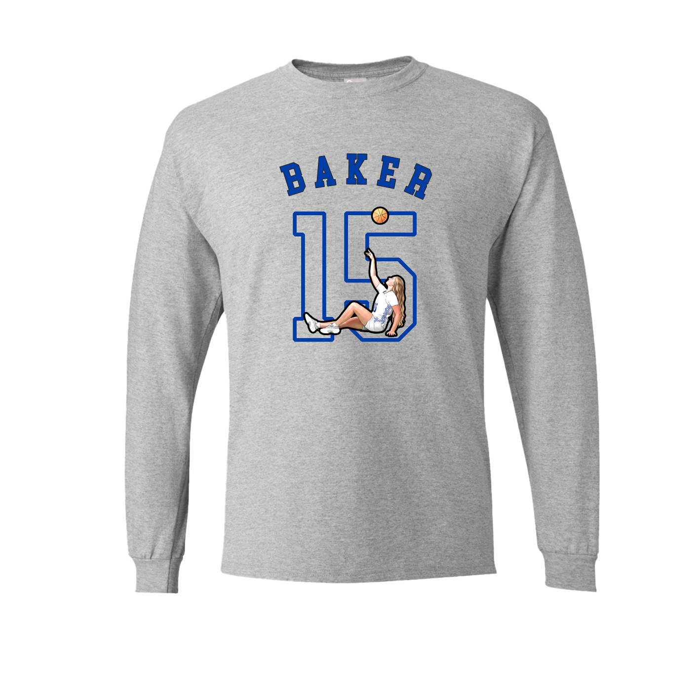 Long Sleeve Tee — Shirsey Arch in Grey