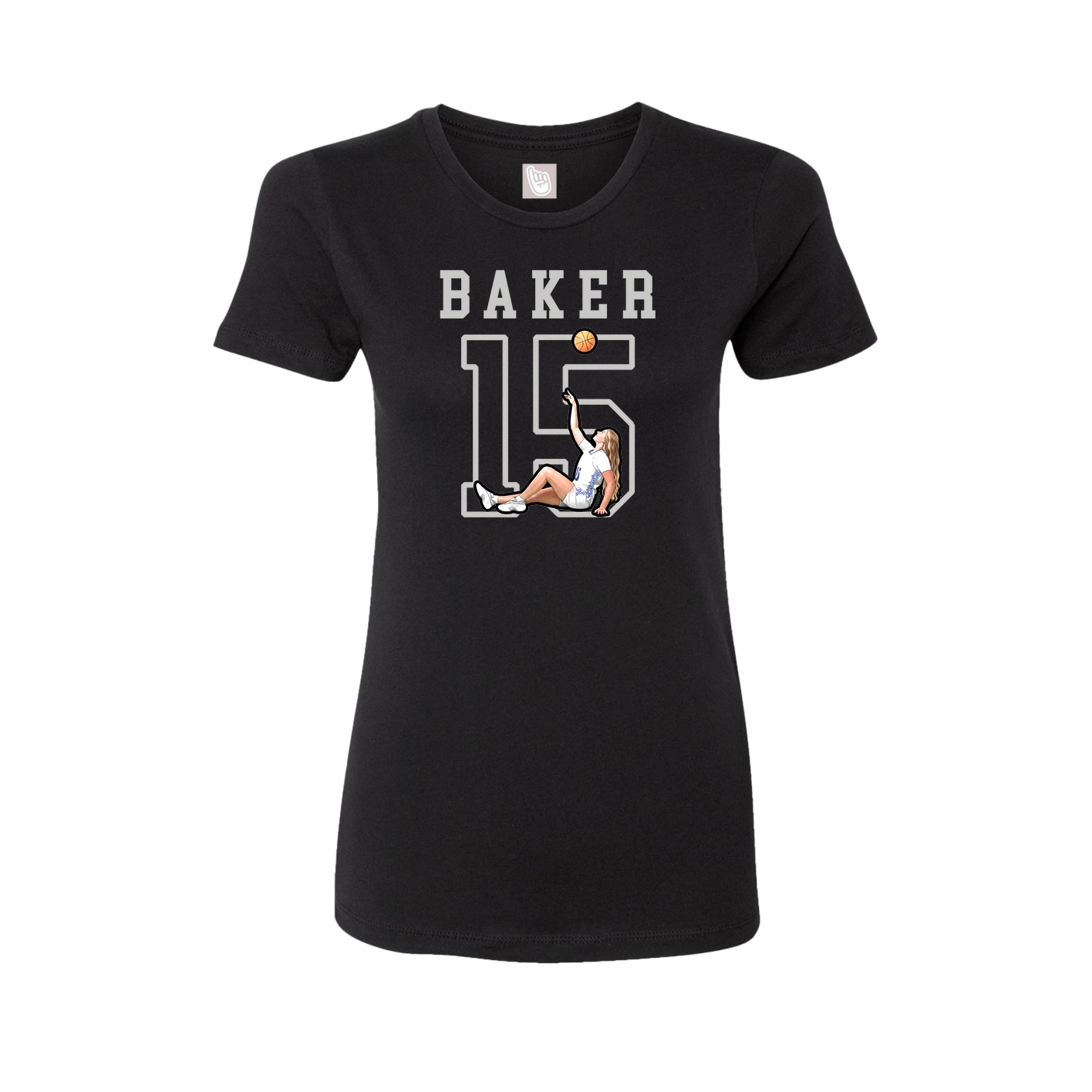 Fitted Women's Tee — Shirsey in Black
