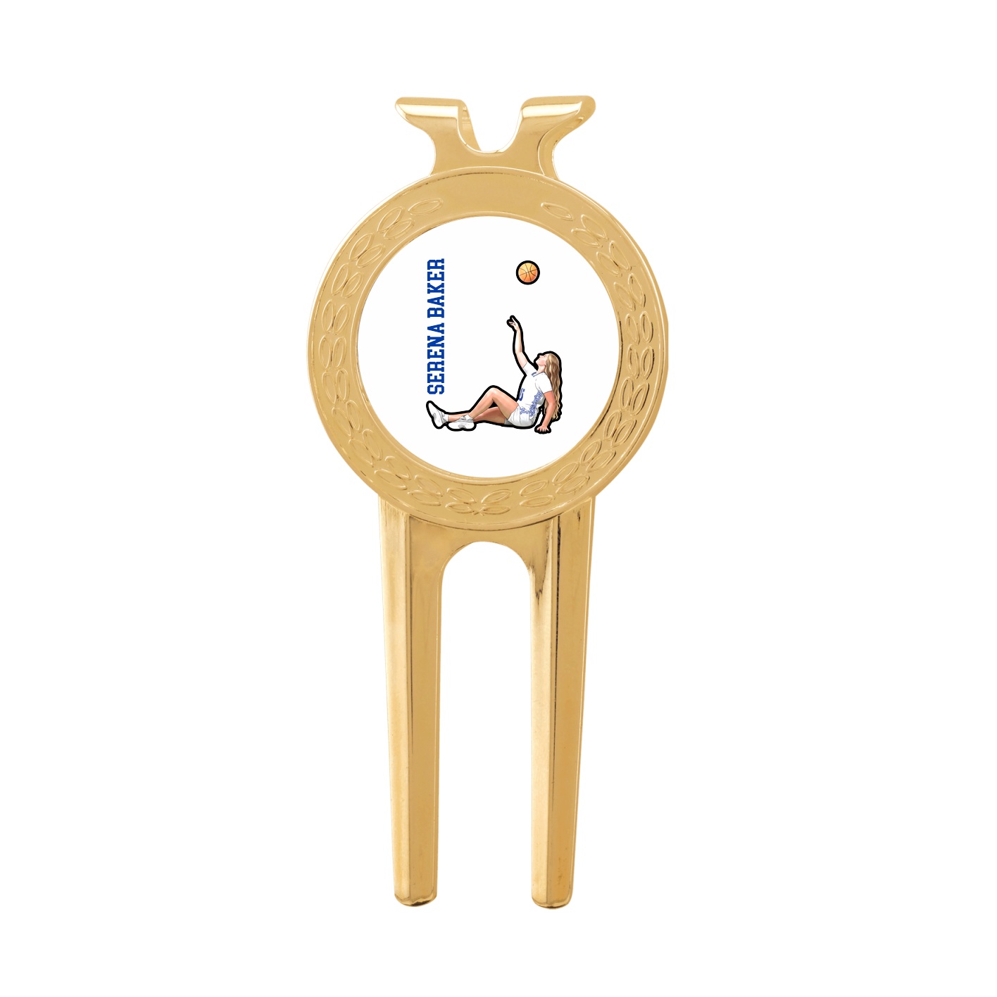 Divot Tool with Ball Marker — Name Vertical in Classic