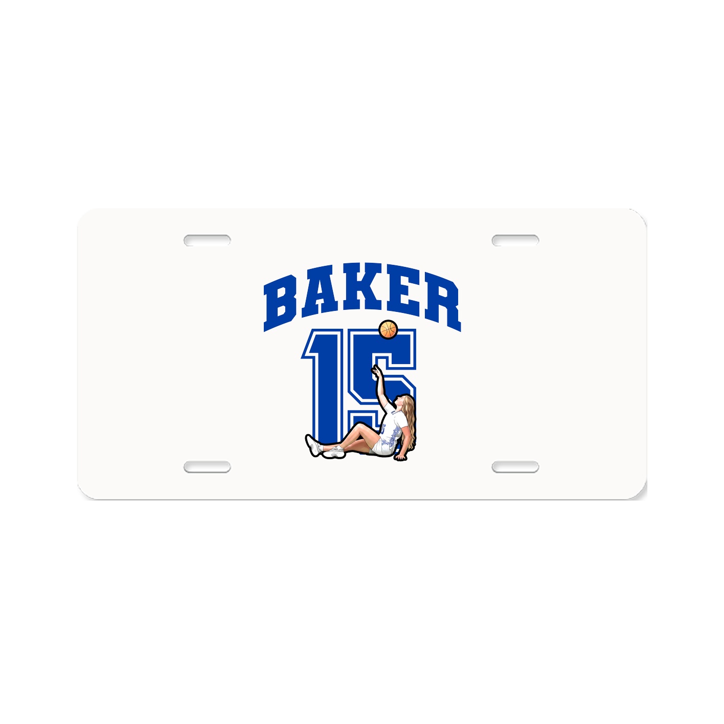 License Plate — Number in Classic