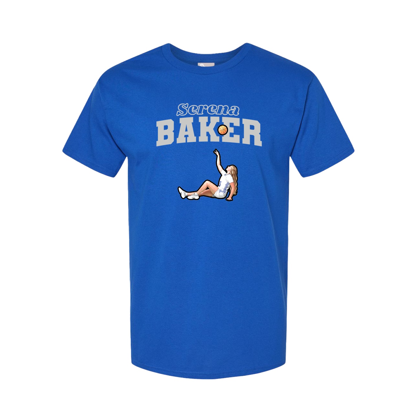 Youth Tee — Name Arch in Royal