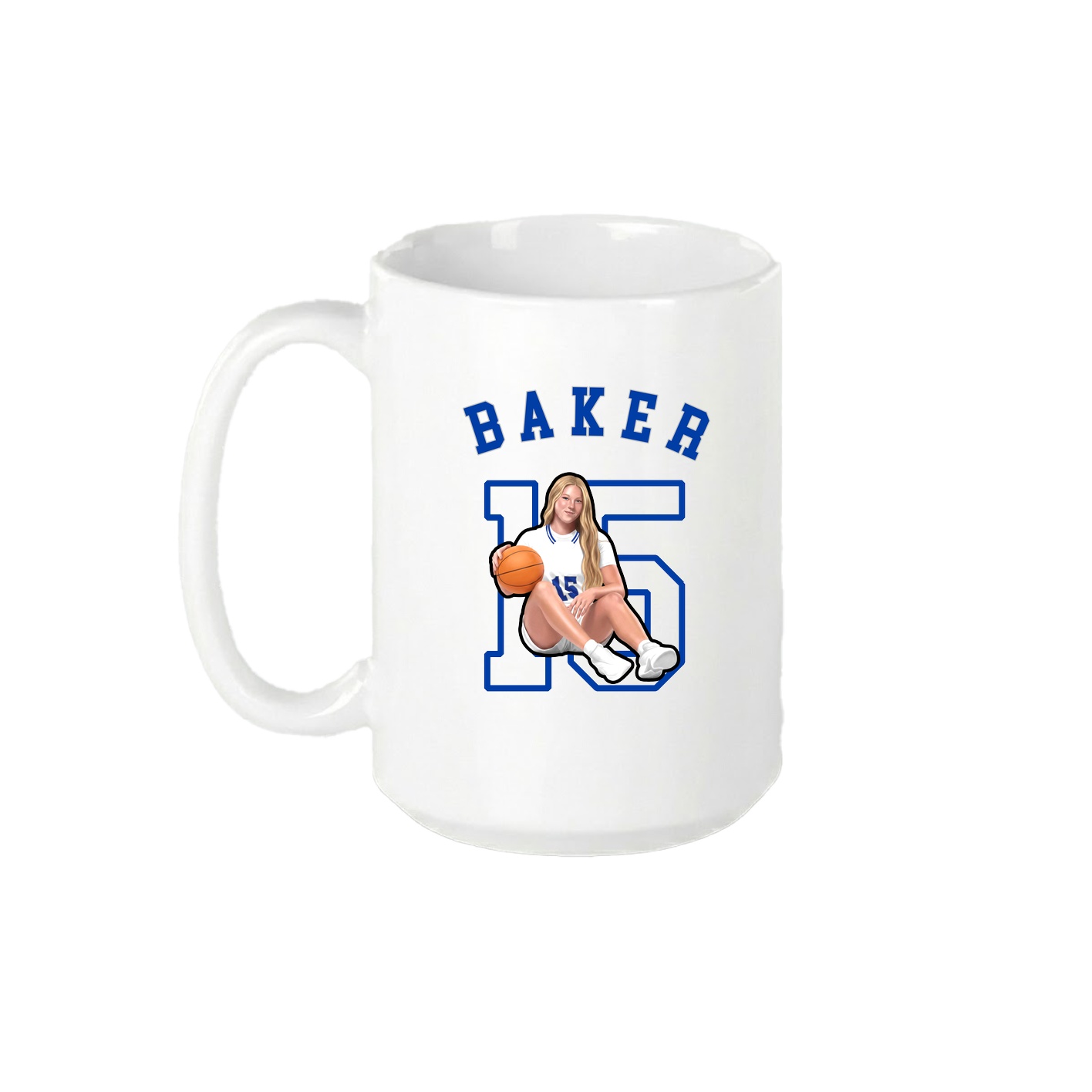 15oz Coffee Mug — Shirsey Arch in White