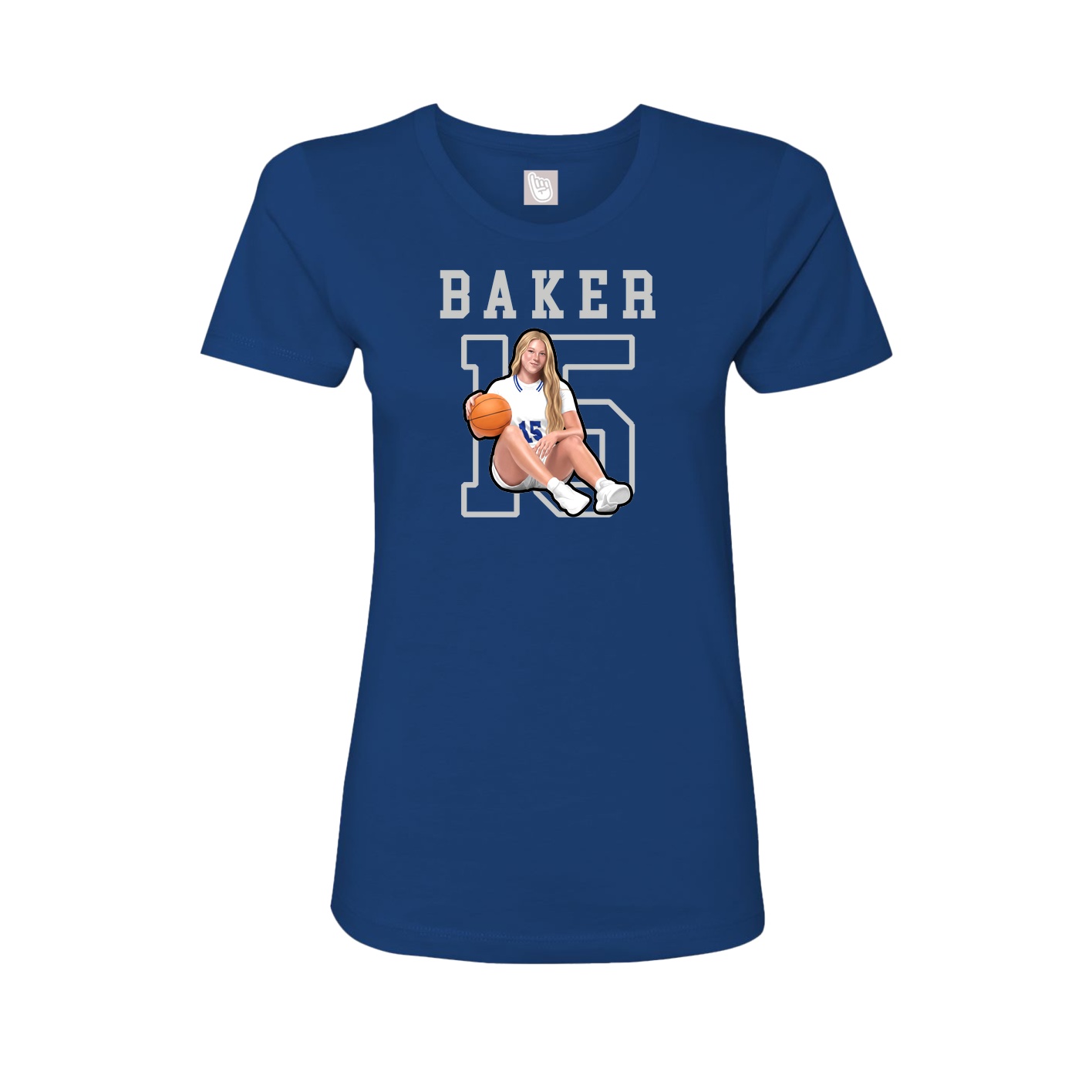Fitted Women's Tee — Shirsey in Royal