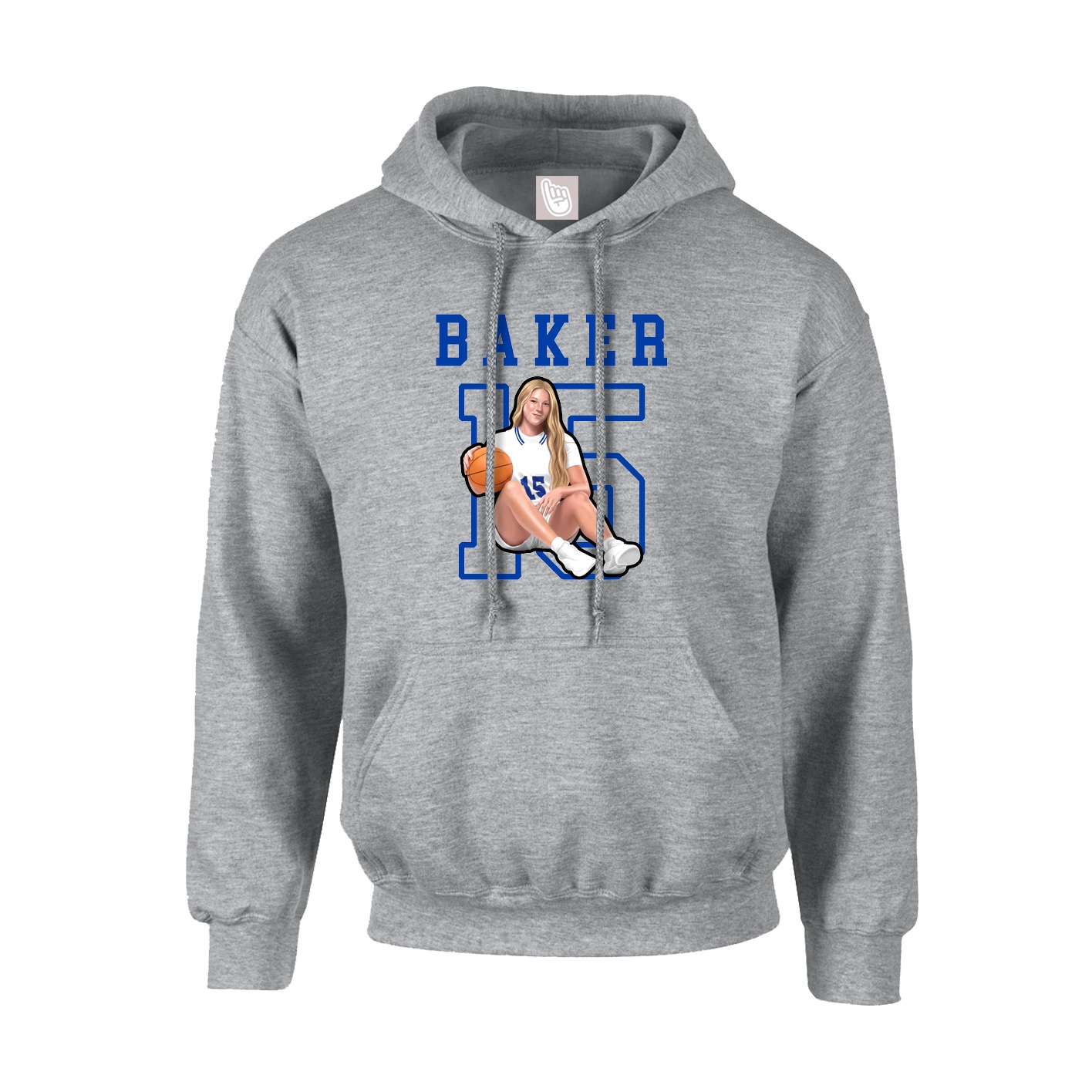 Hoodie — Shirsey in Grey