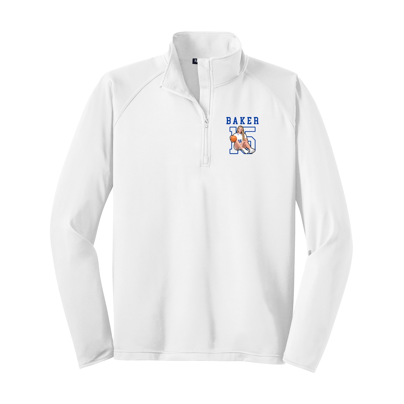 Q-Zip Pullover — Shirsey in White