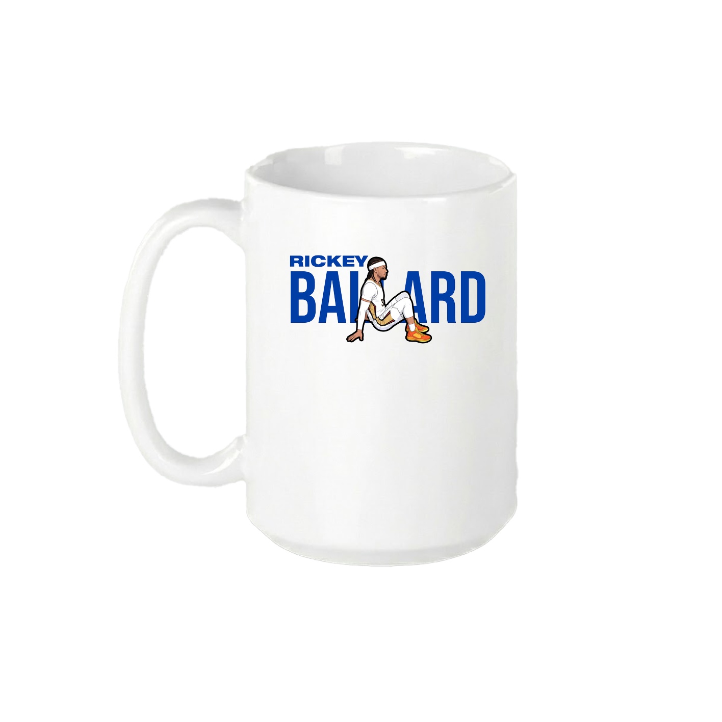 15oz Coffee Mug — Player Name in White