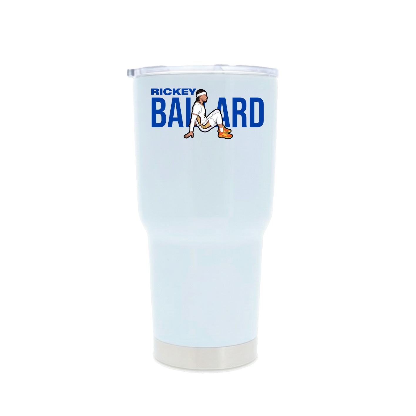 30oz Stainless Steel Tumbler — Player Name in White