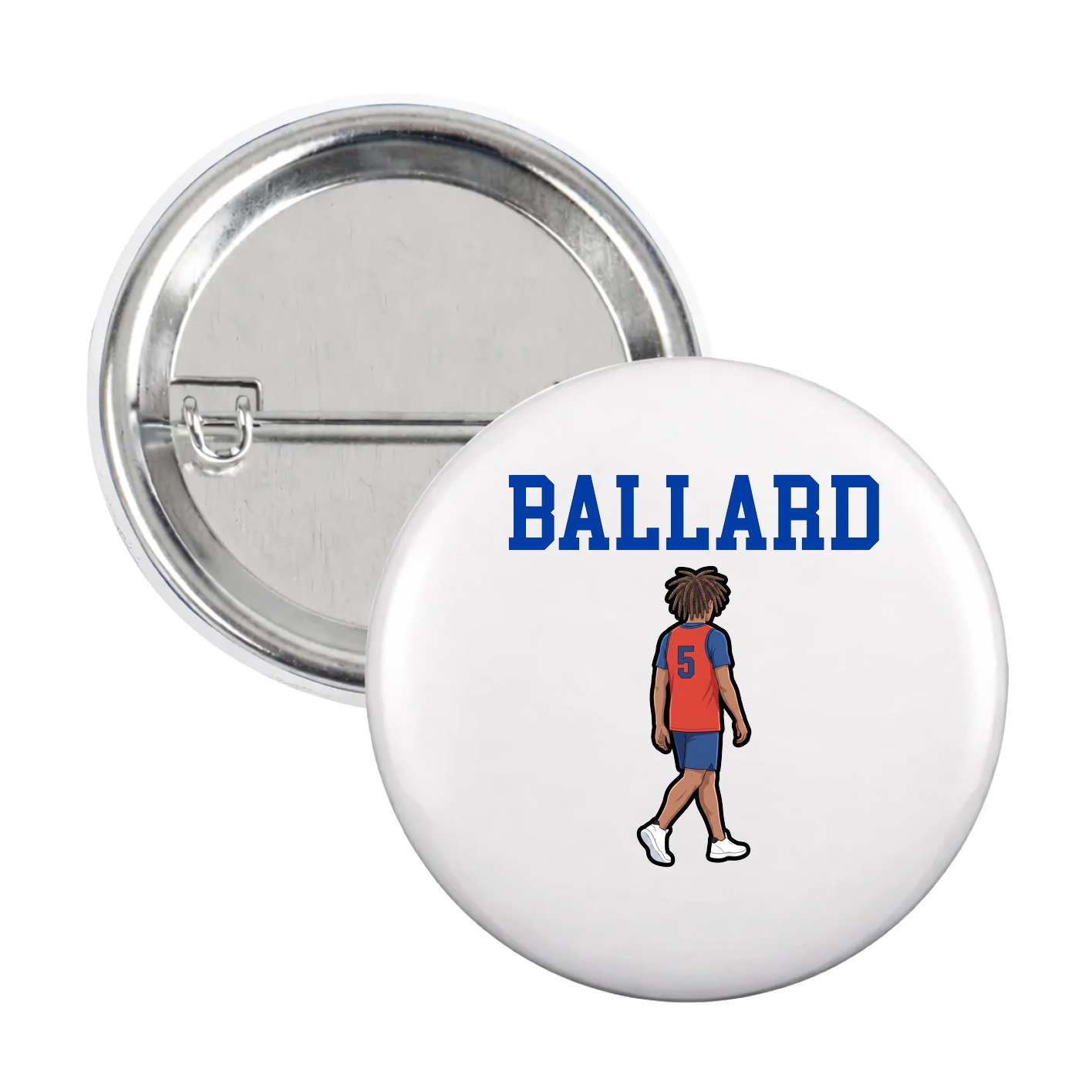 Game Day Button — Shirsey in White