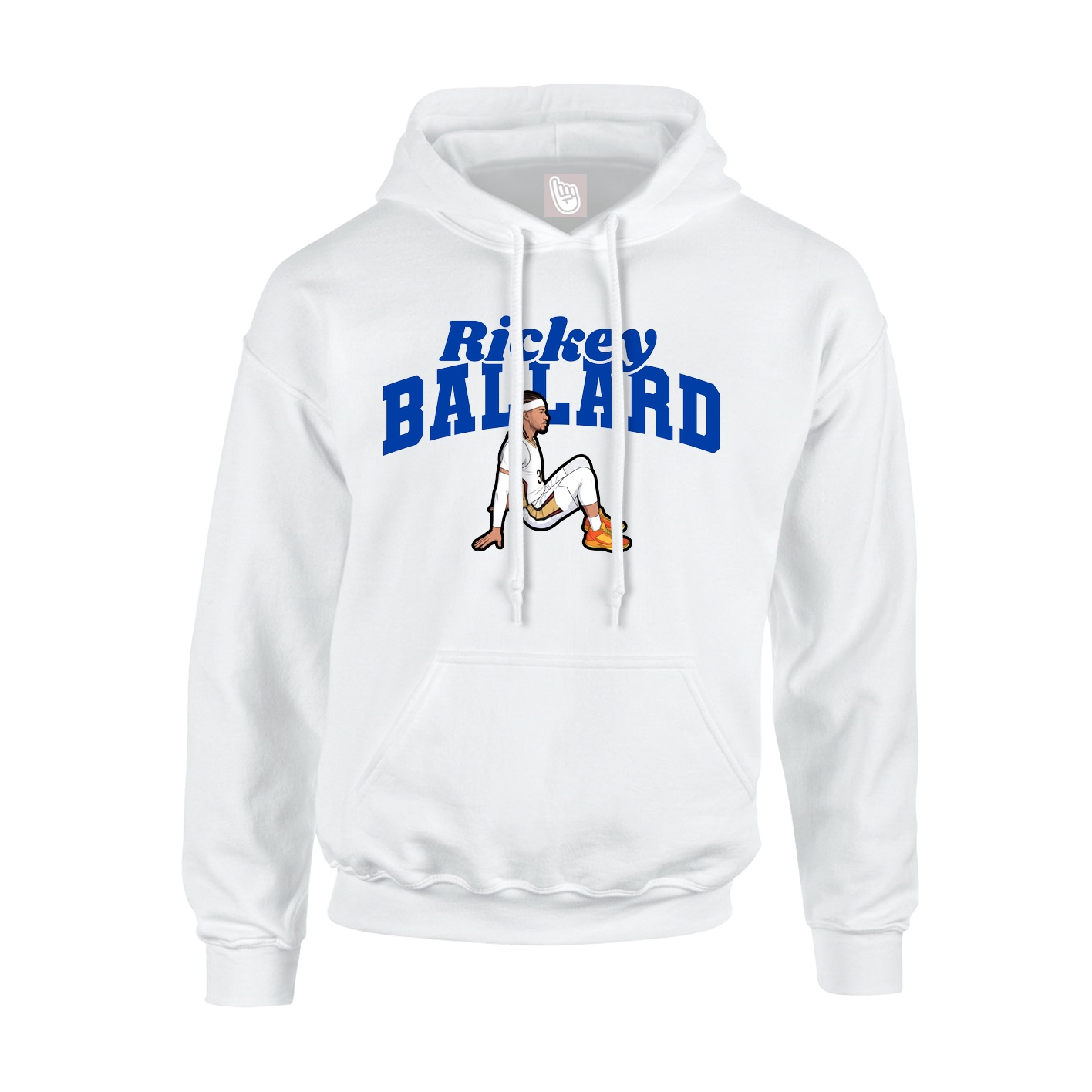 Hoodie — Signature Arch in White