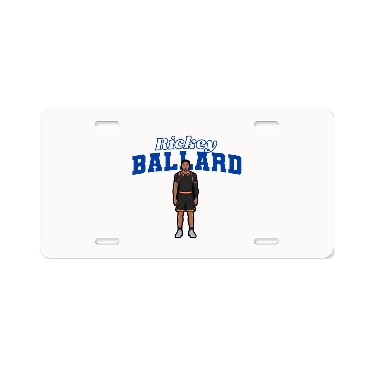 License Plate — Name Arch in Classic