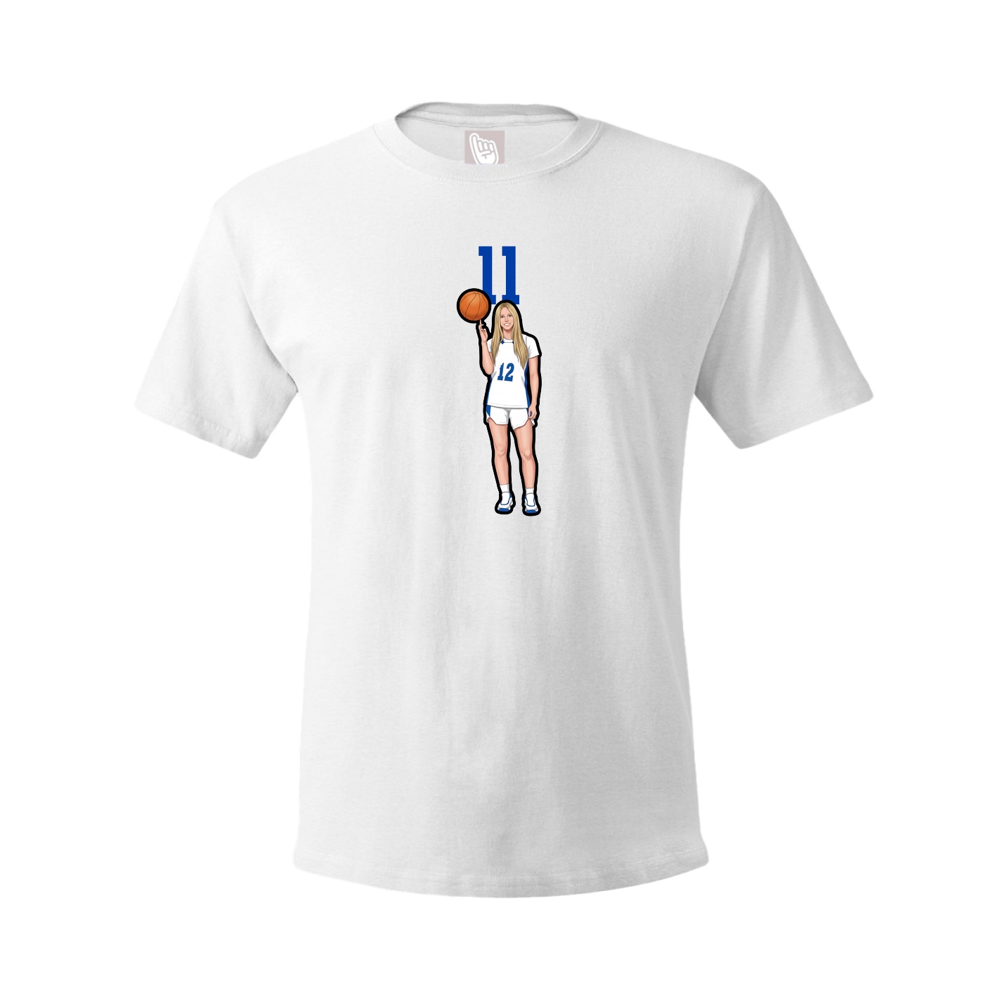 Tee — Number Top in White