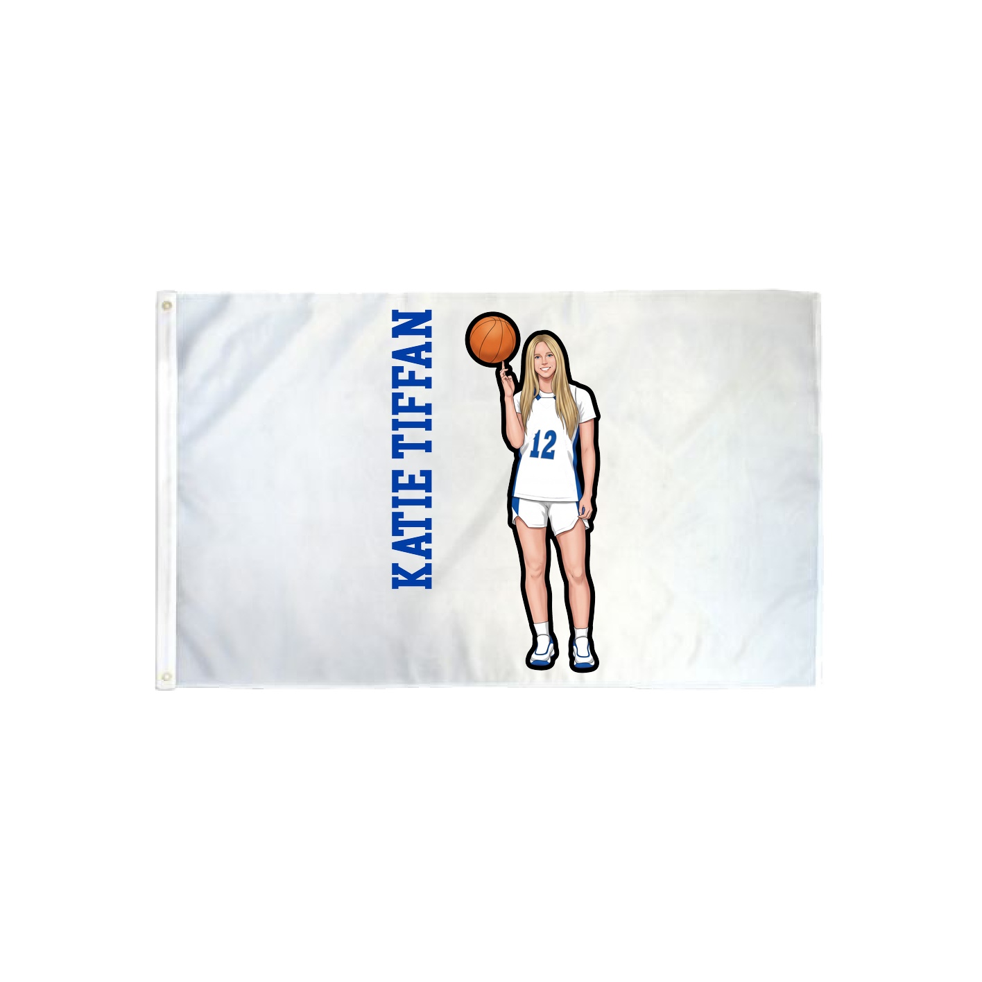 3x5 Flag — Name Vertical in Classic