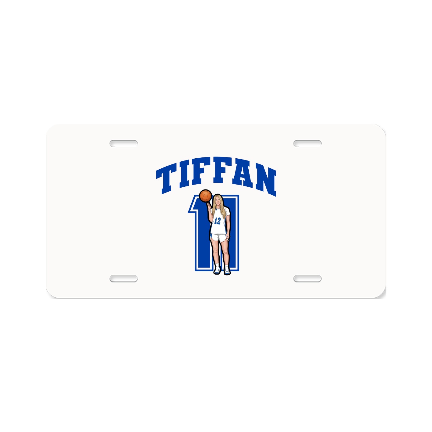 License Plate — Number in Classic