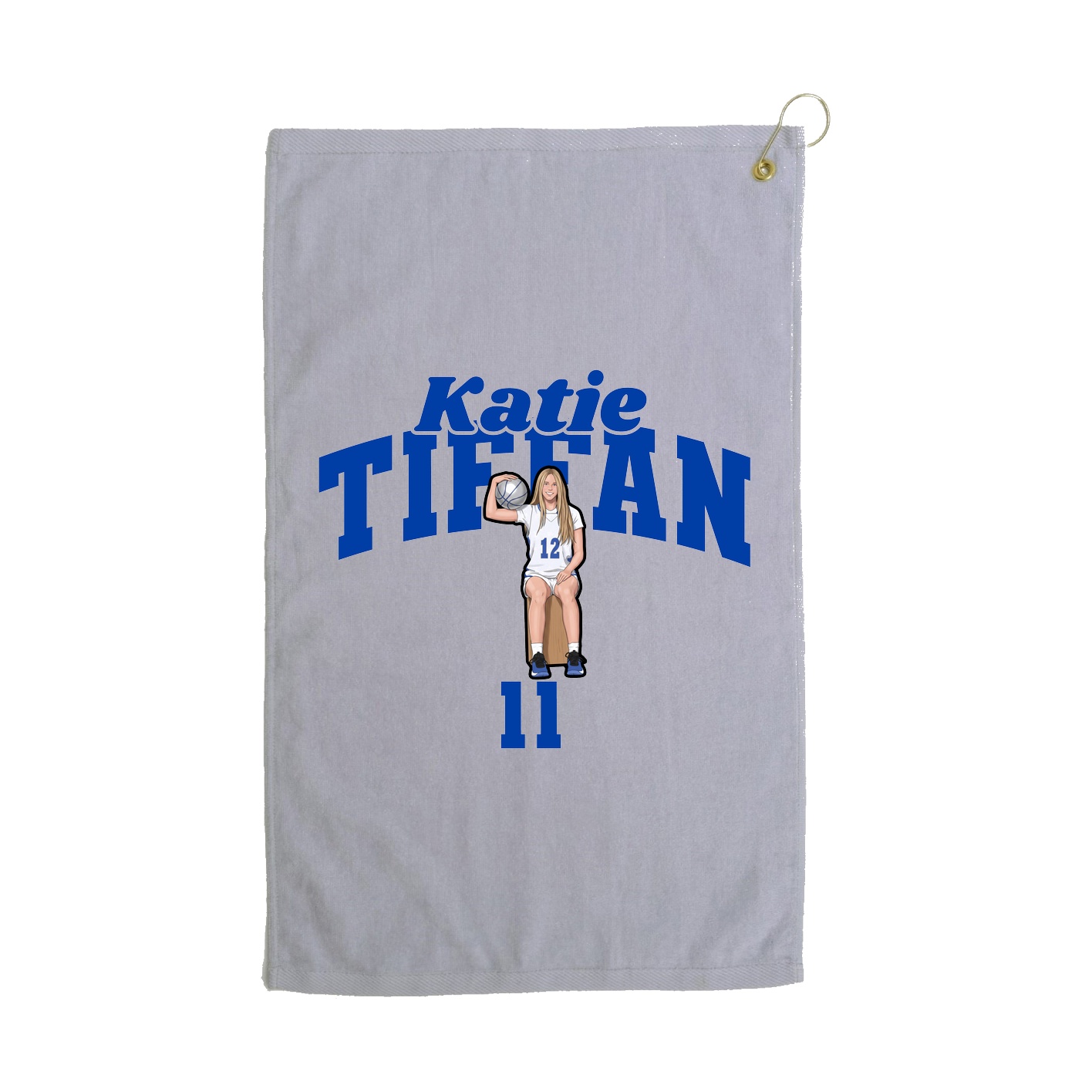 Golf Towel — Signature Arch in Grey