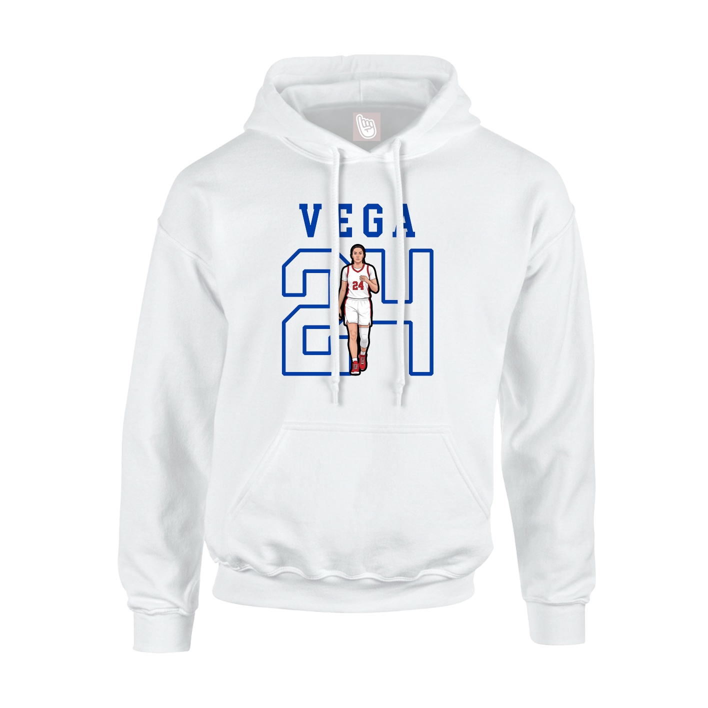Hoodie — Shirsey in White