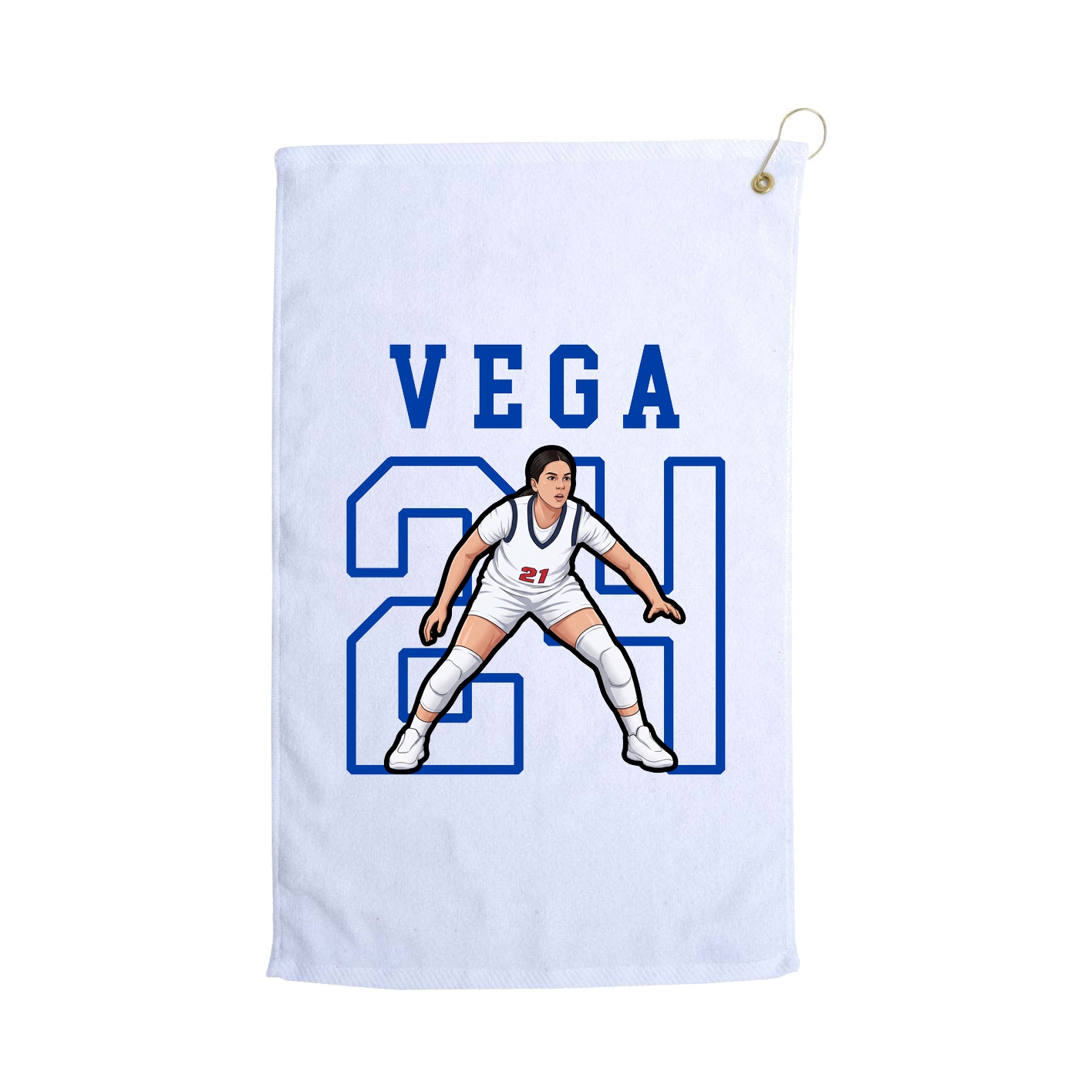 Golf Towel — Shirsey in White