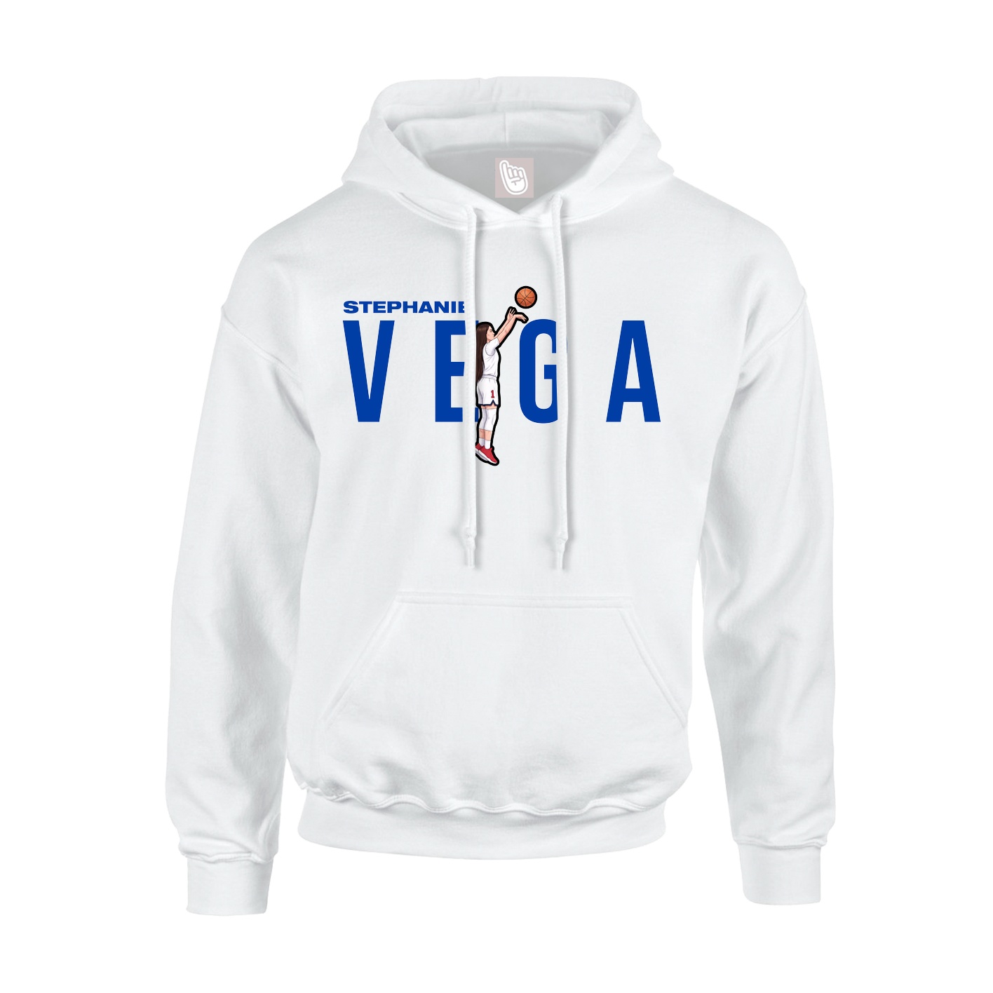 Hoodie — Player Name in White