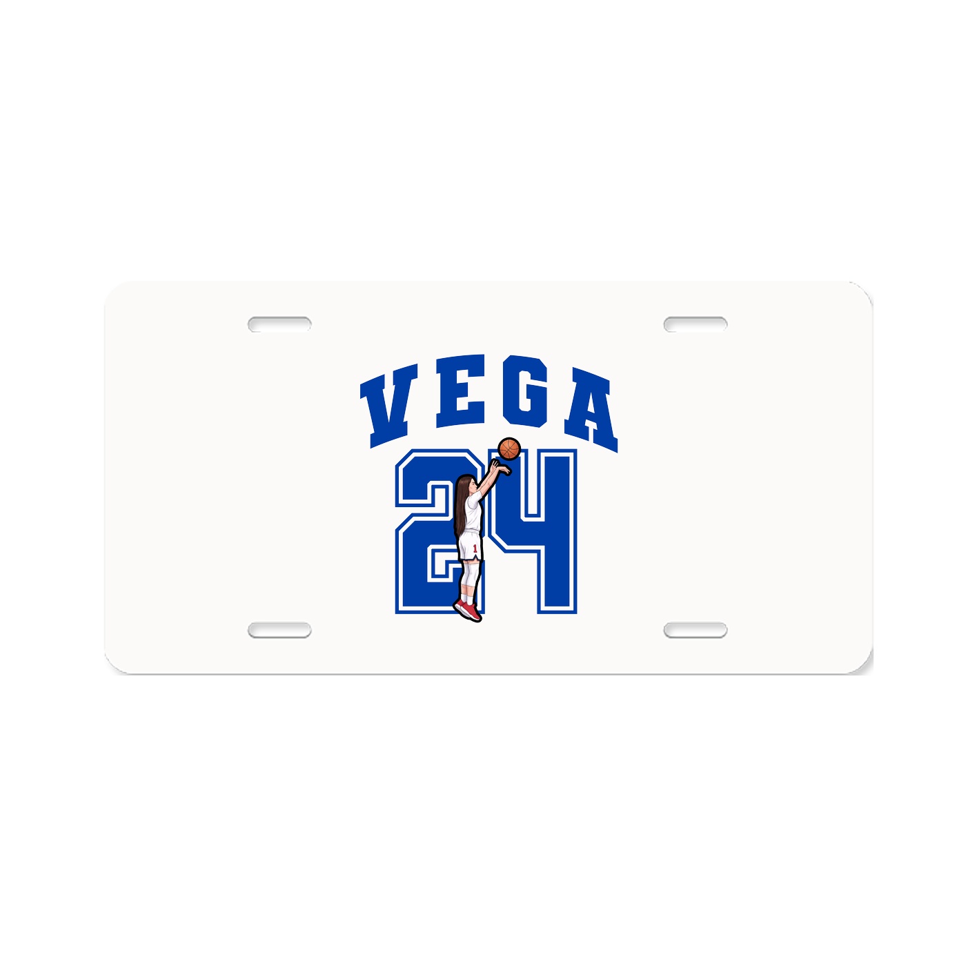 License Plate — Number in Classic