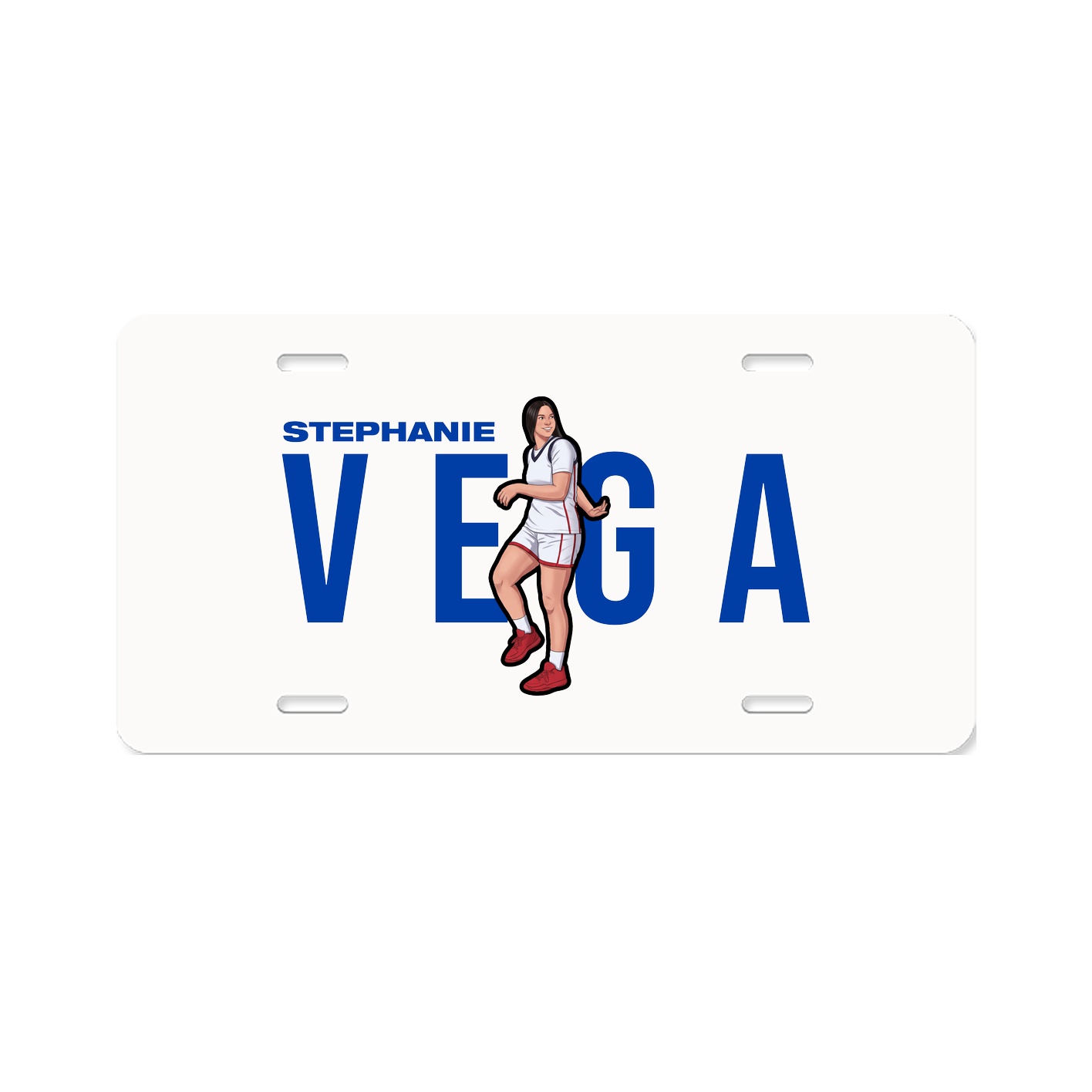 License Plate — Player Name in Classic