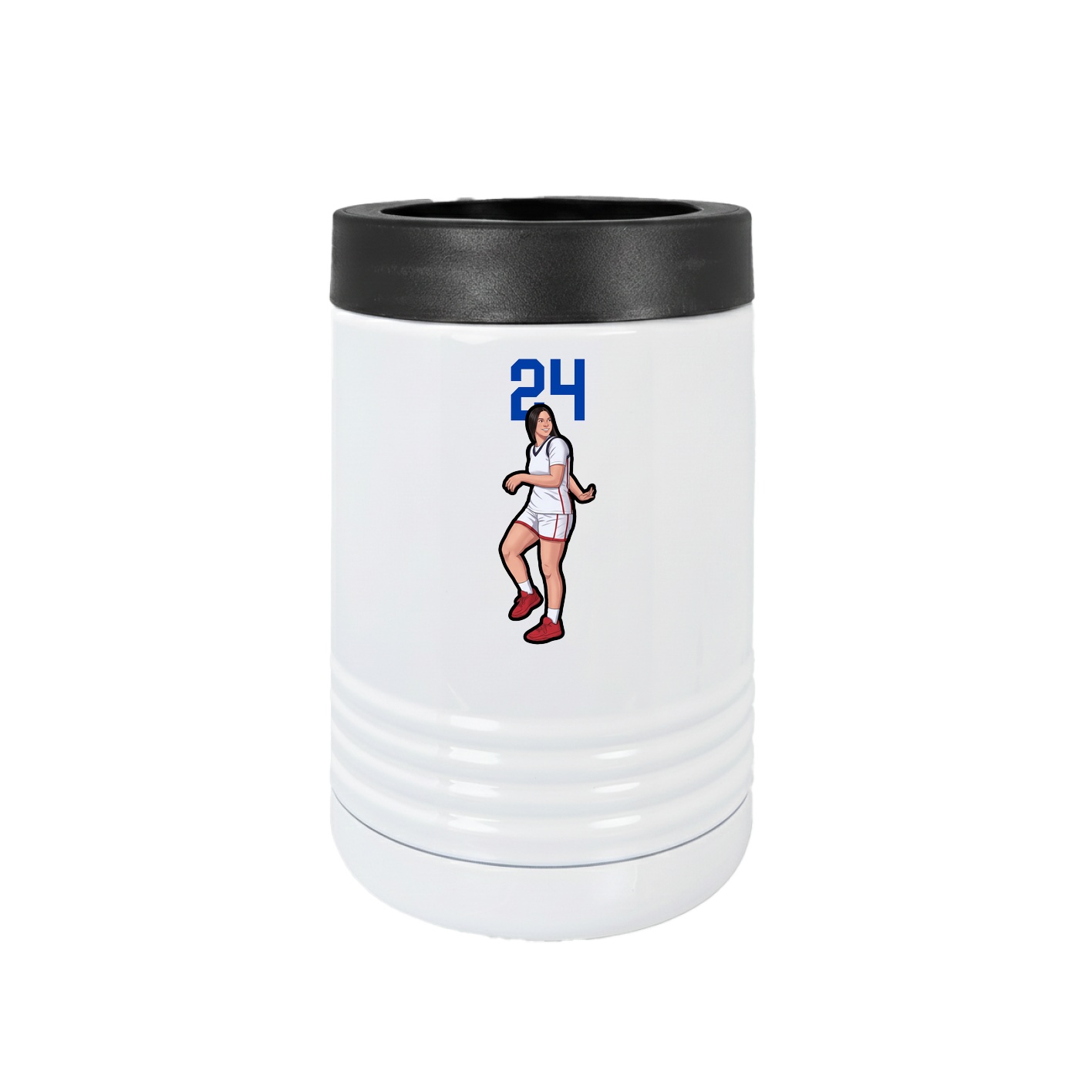 Beverage Holder — Number Top in White