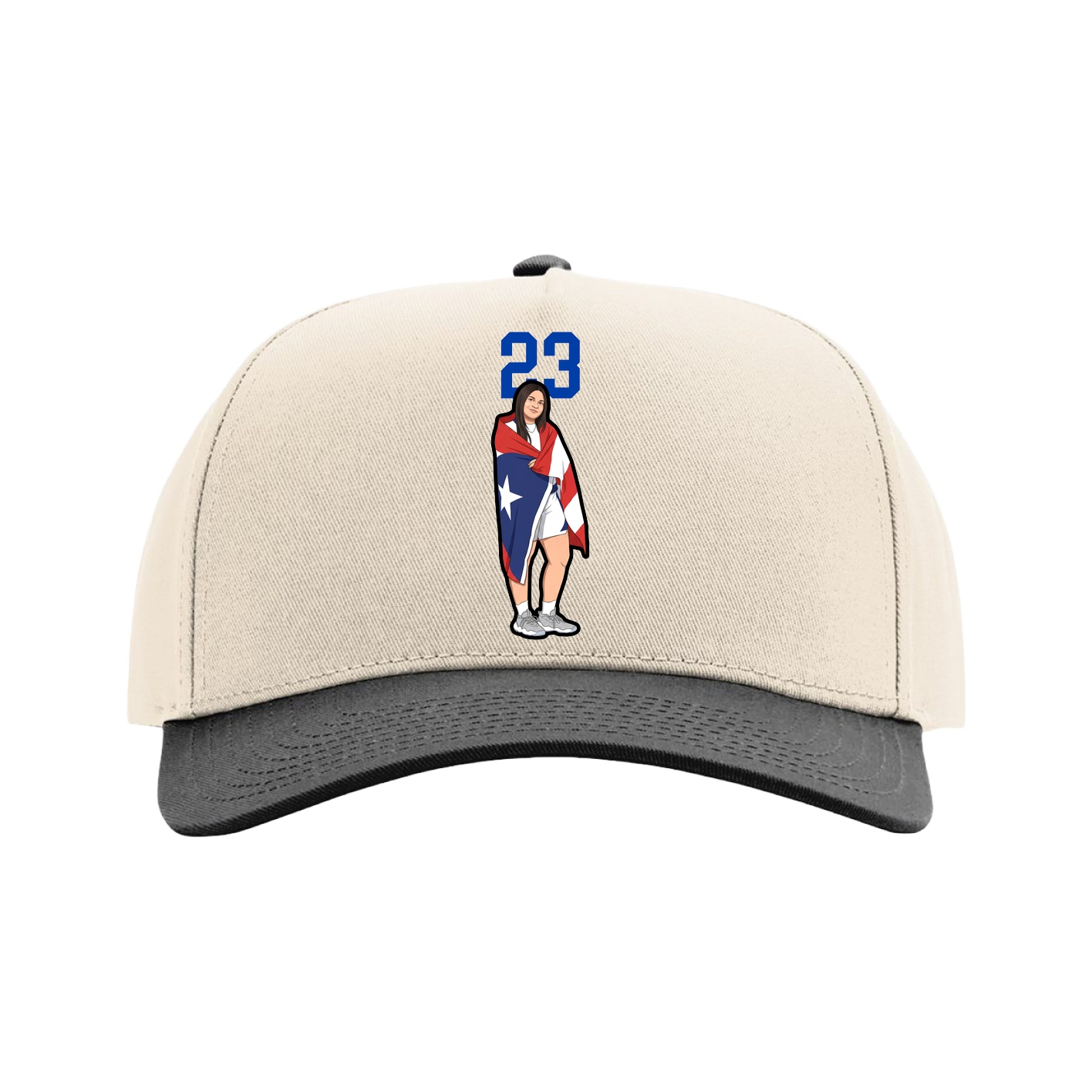 Full Fabric Five-Panel Champ Cap
