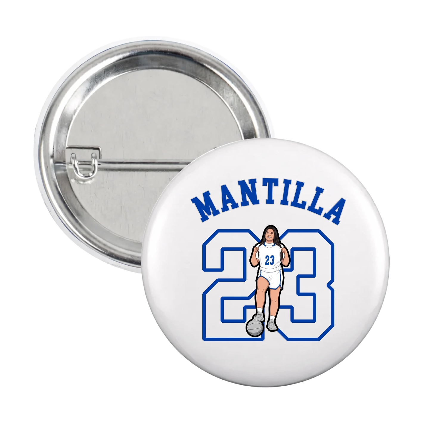 Game Day Button — Shirsey Arch in White