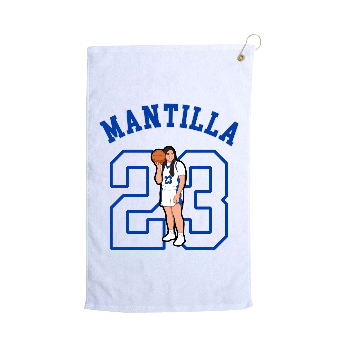 Golf Towel — Shirsey Arch in White