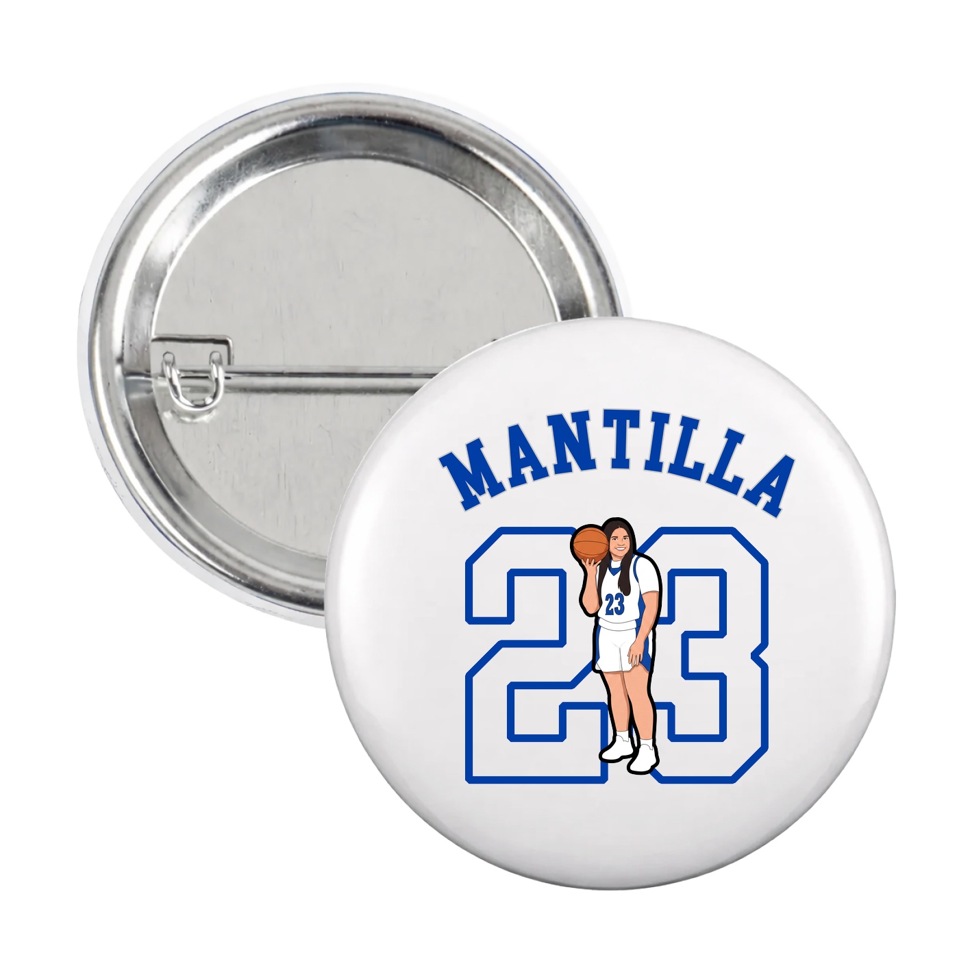 Game Day Button — Shirsey Arch in White