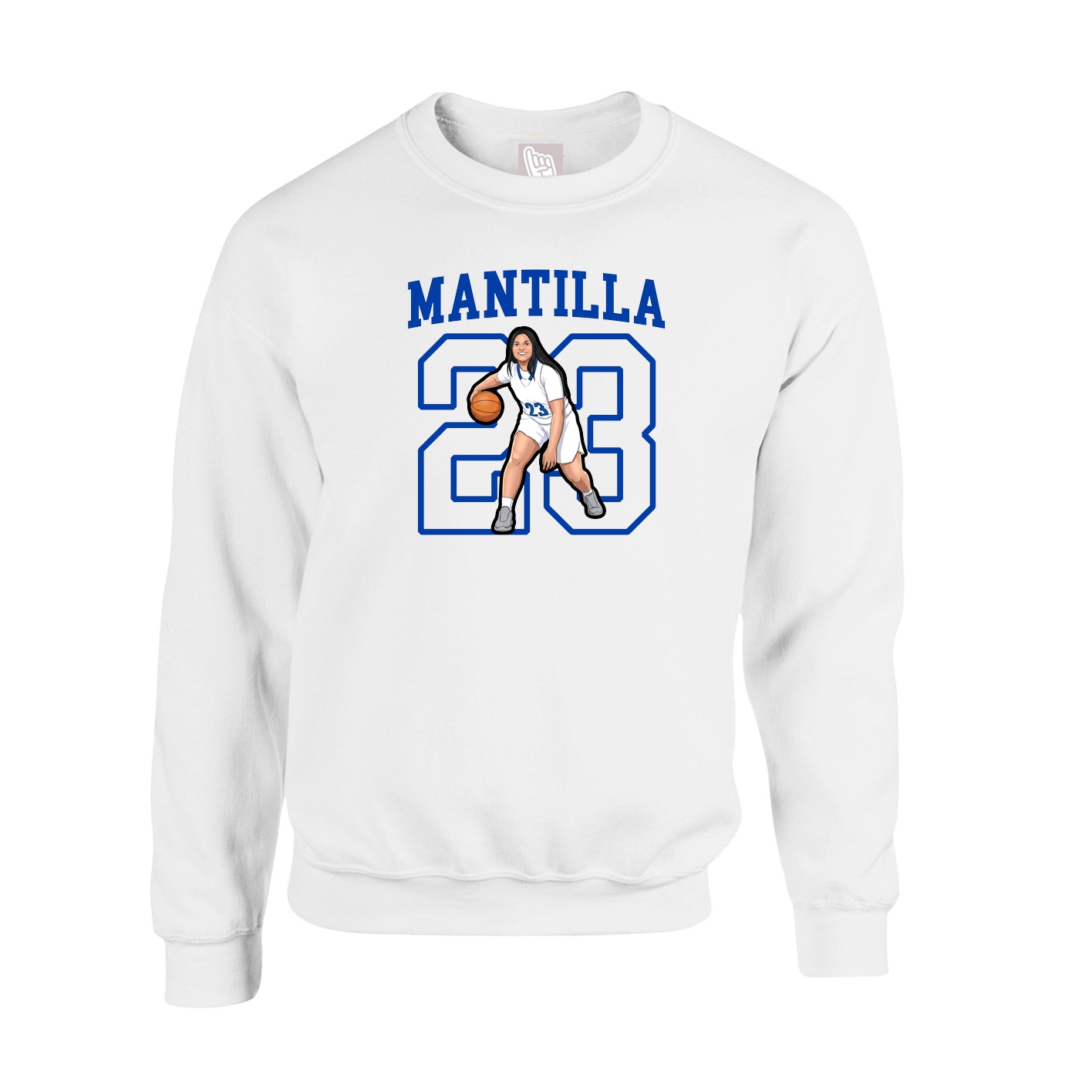 Fleece Crew — Shirsey in White