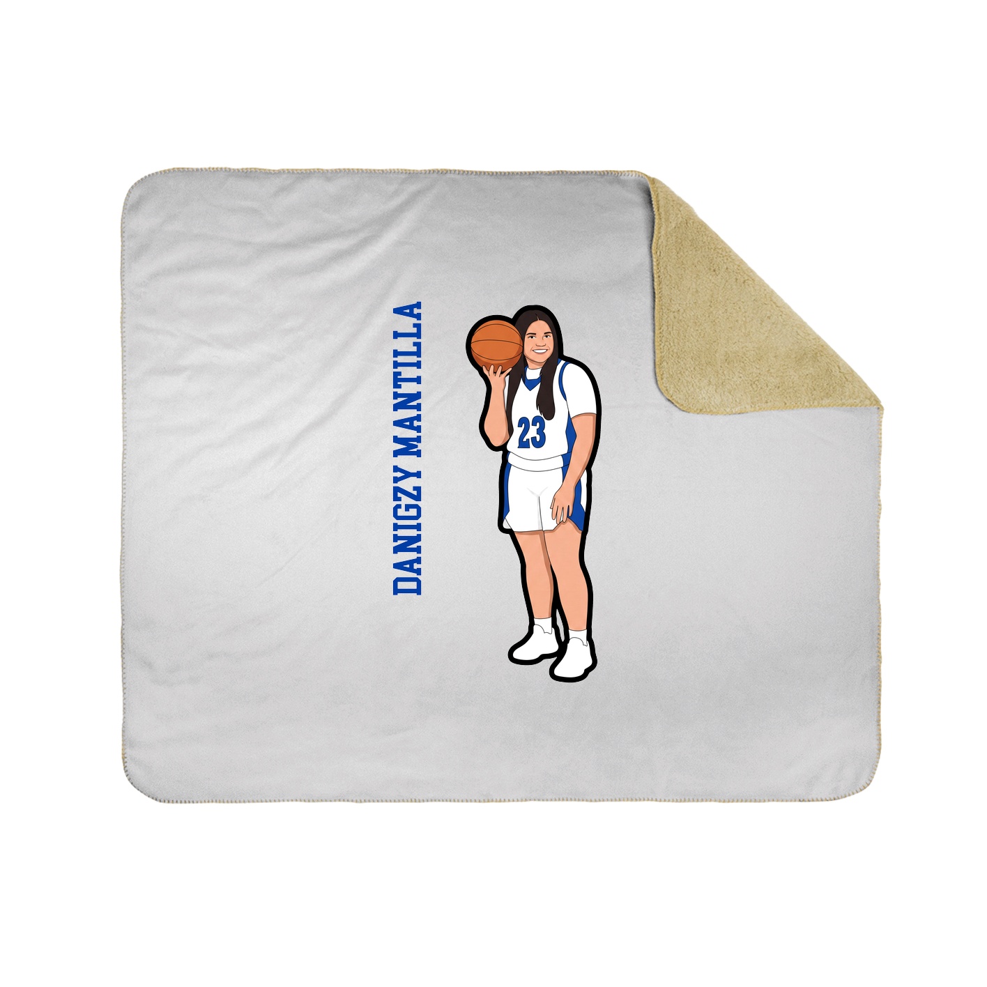 50x60 Sherpa Lined Throw Blanket