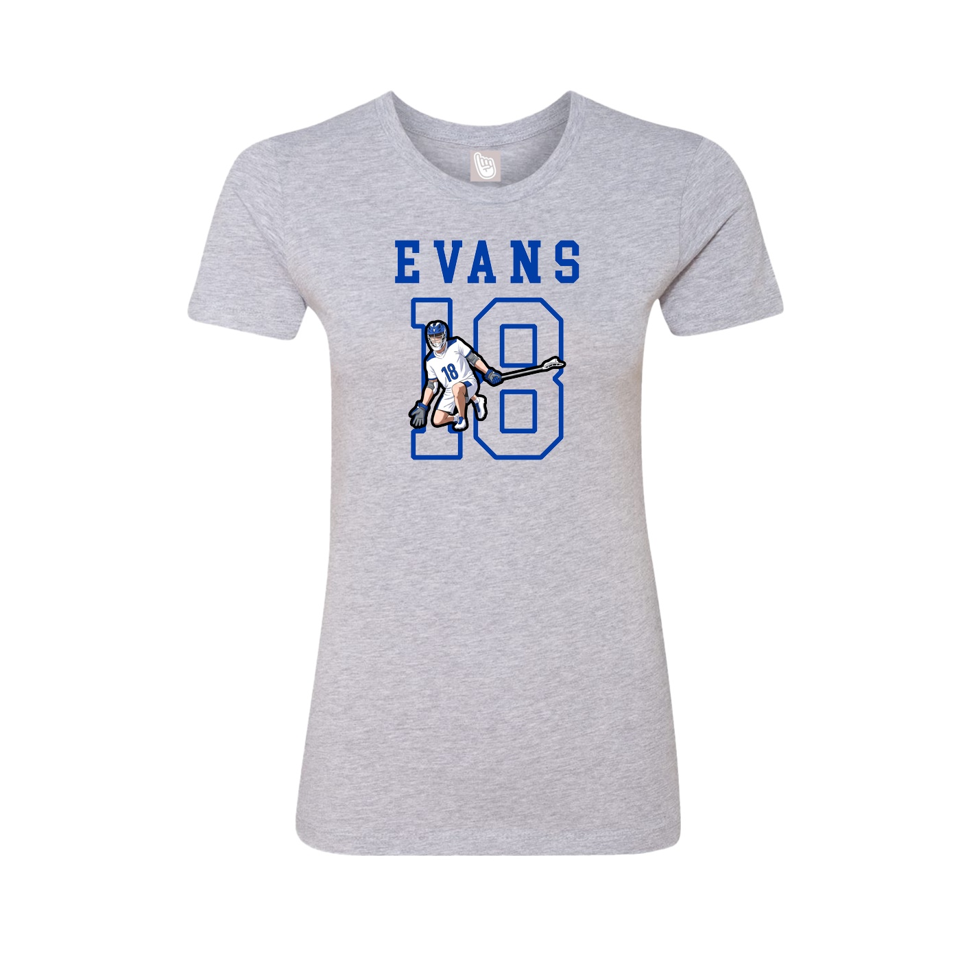 Fitted Women's Tee — Shirsey in Grey