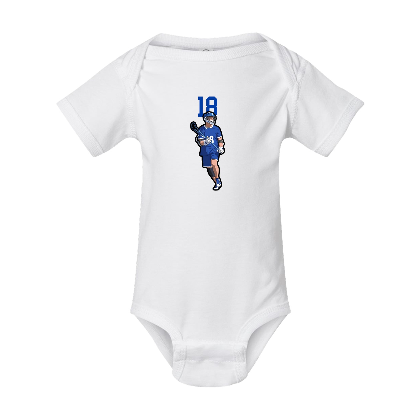 Baby Onesie — Number Top in White