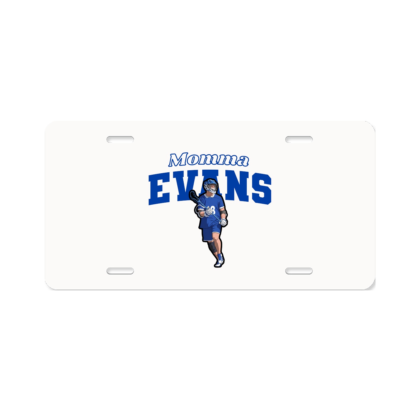License Plate — Mothers Day Block in Classic