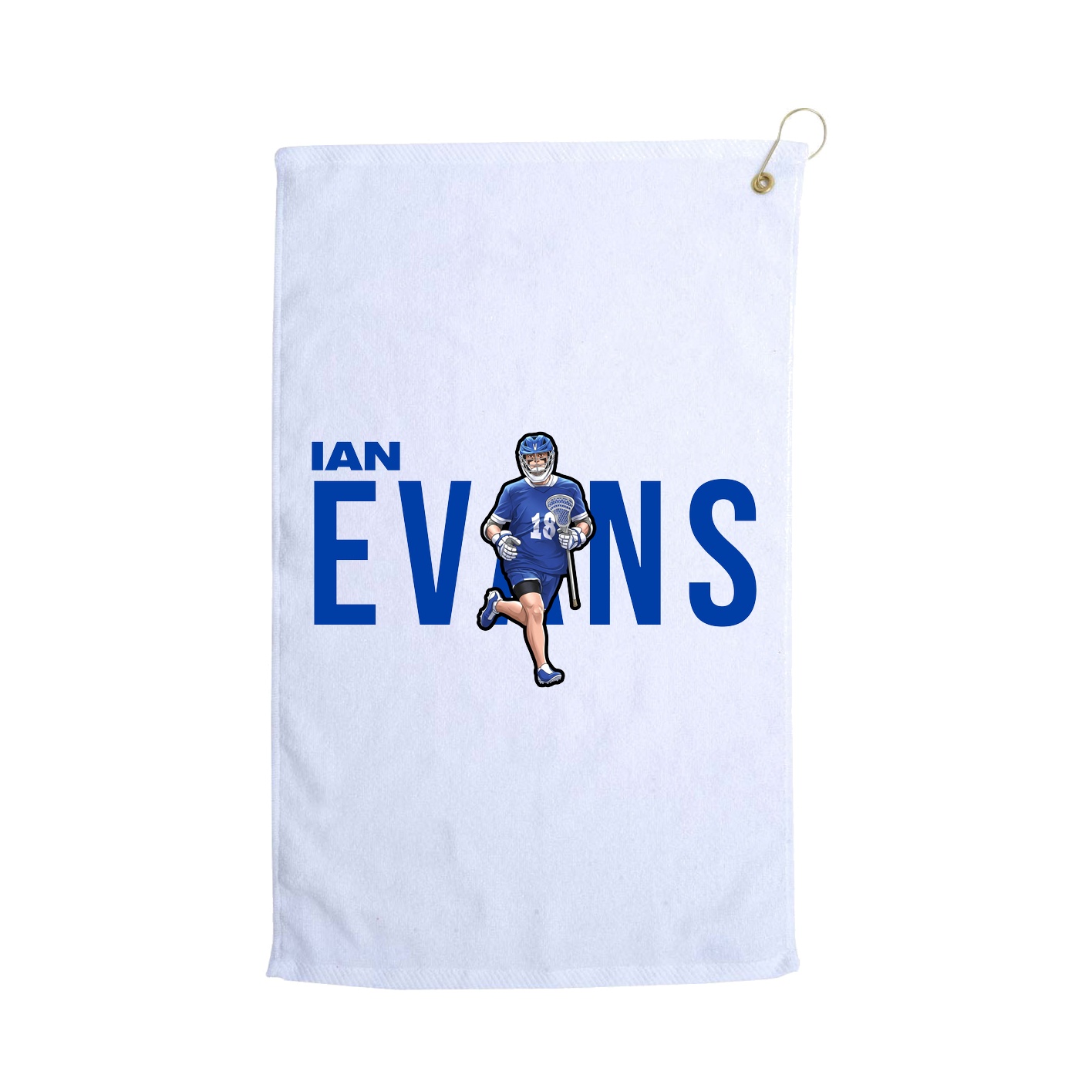 Golf Towel — Player Name in White