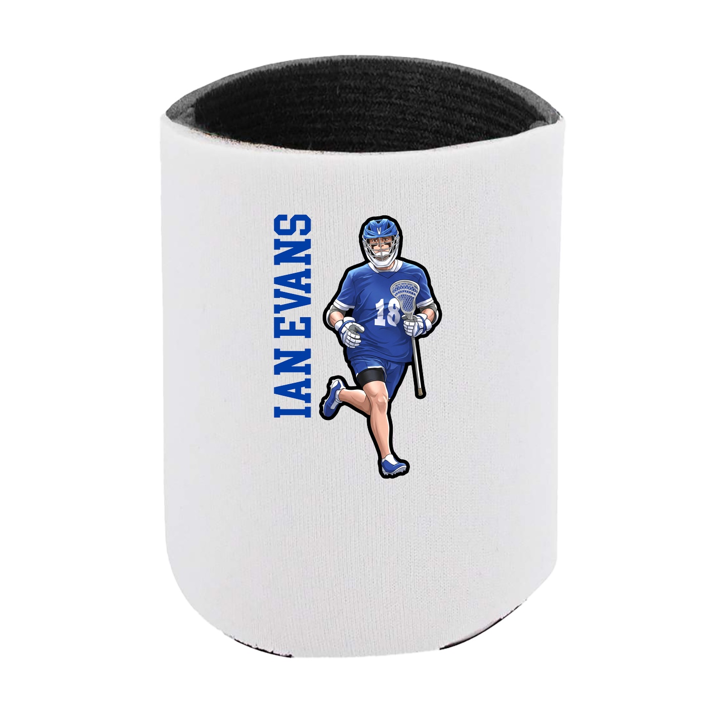 Can Holder — Name Vertical in White