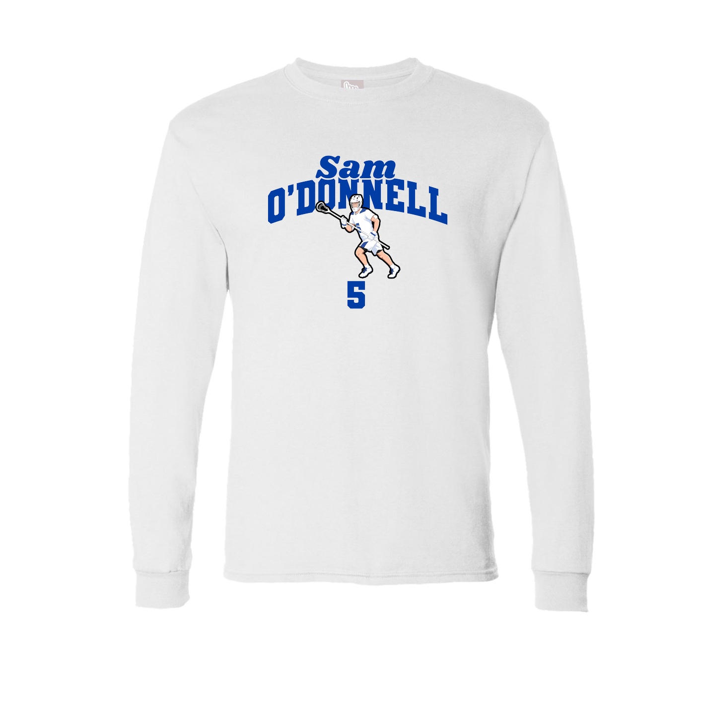 Long Sleeve Tee — Signature Arch in White