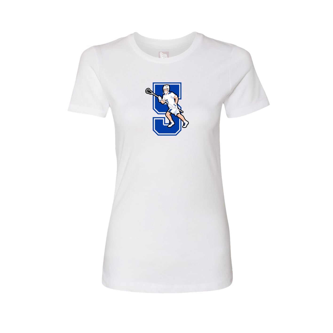 Womens Tee — Number in White