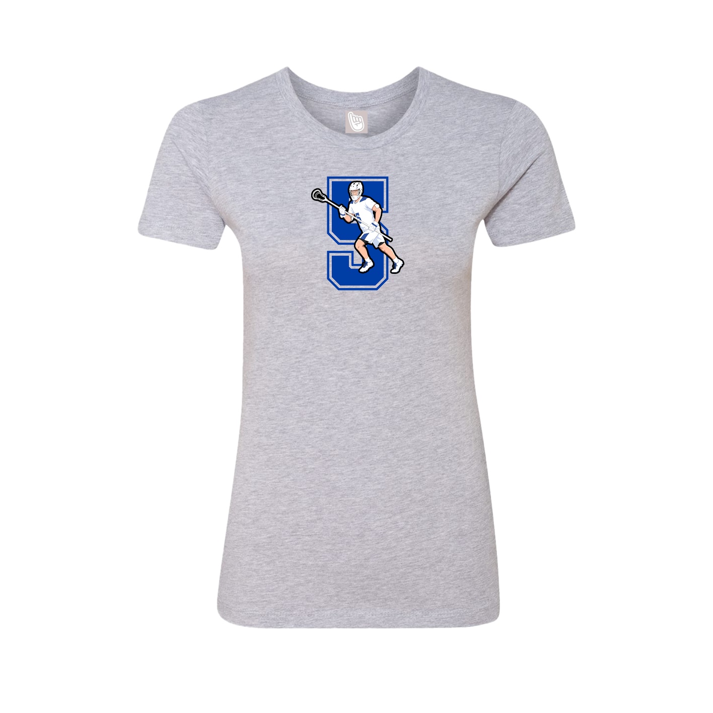 Womens Tee — Number in Grey