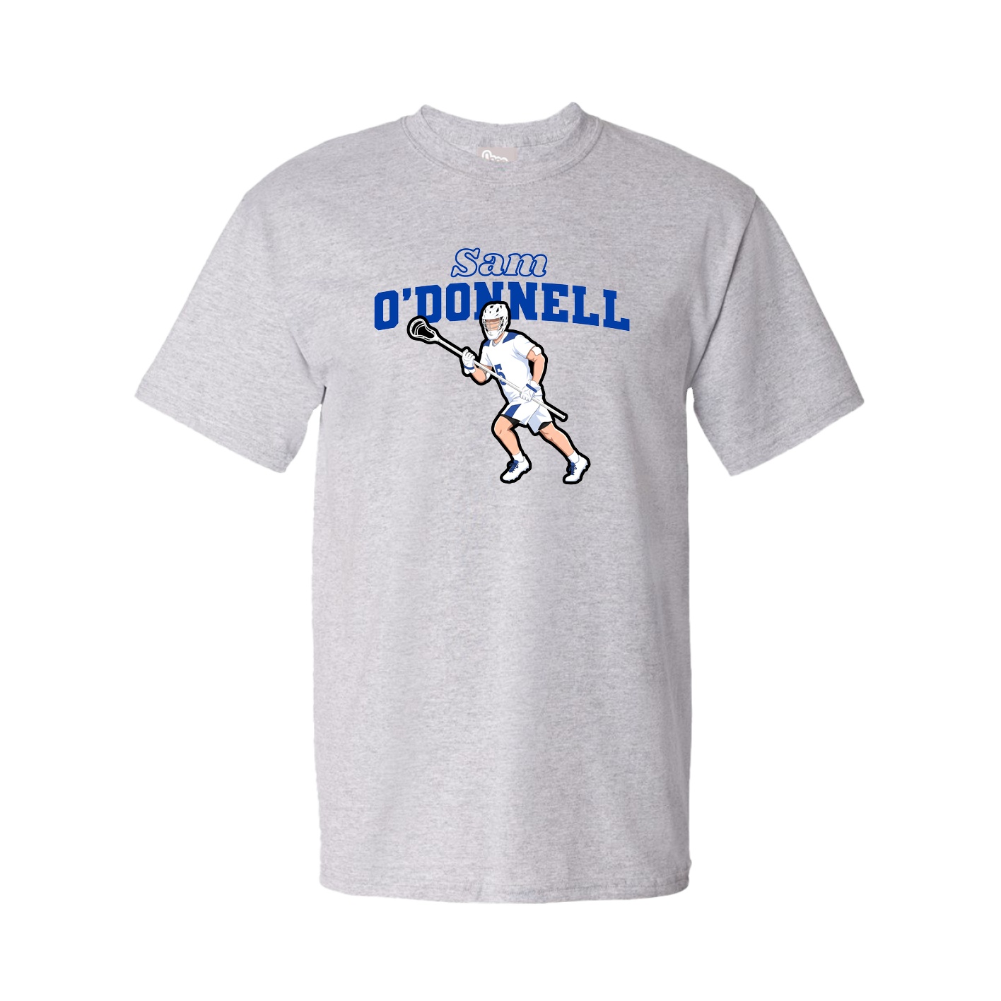 Youth Tee — Name Arch in Grey