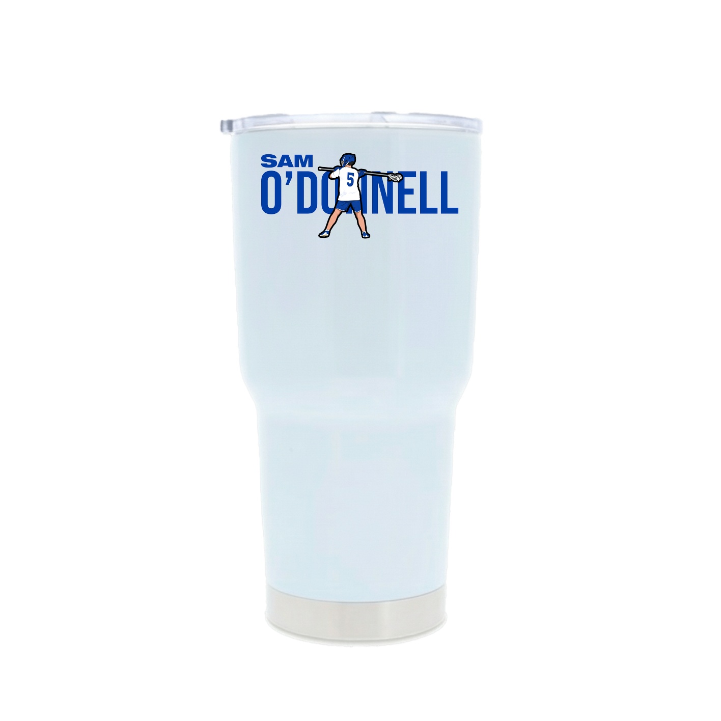 30oz Stainless Steel Tumbler — Player Name in White