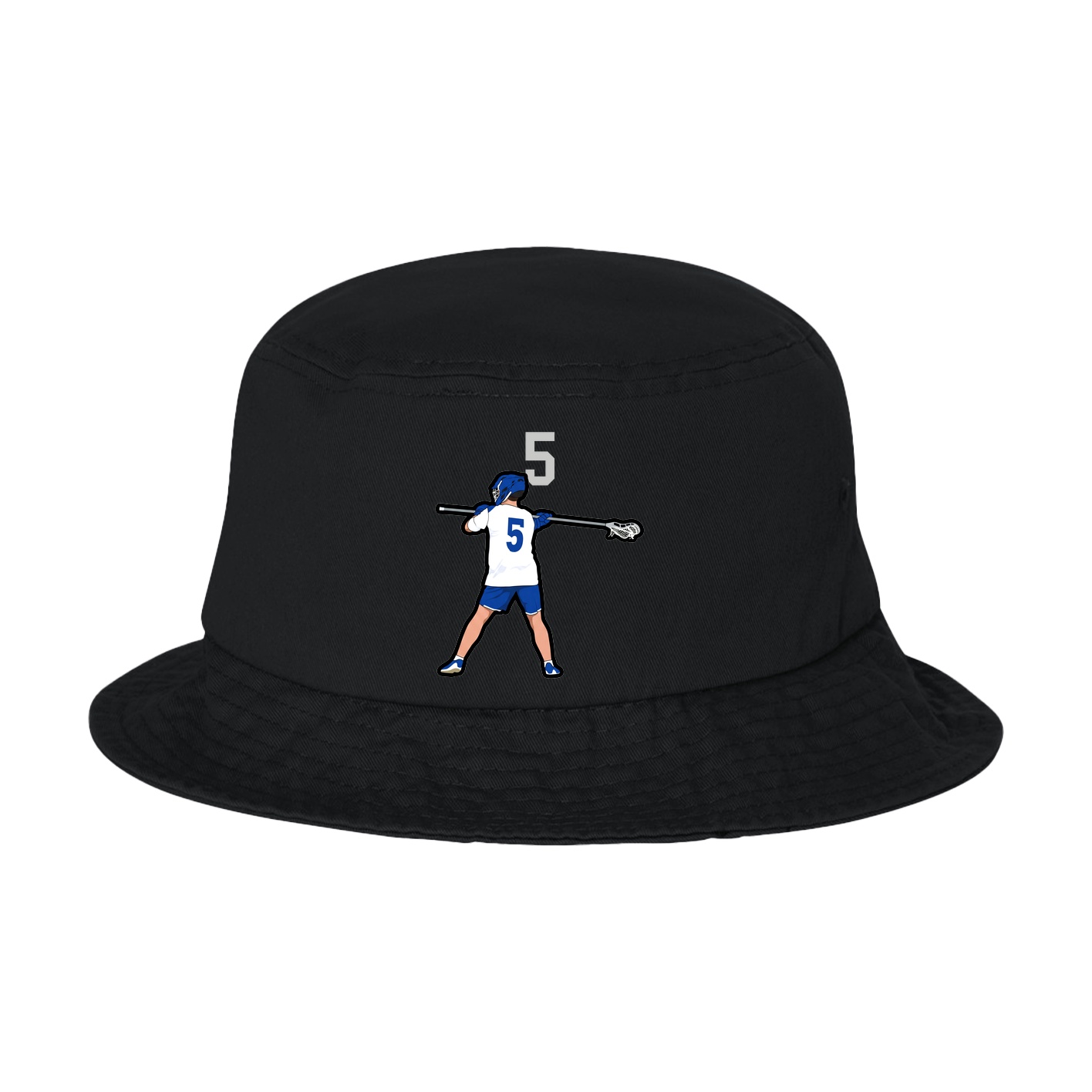 Bucket Cap — Number Top in Black