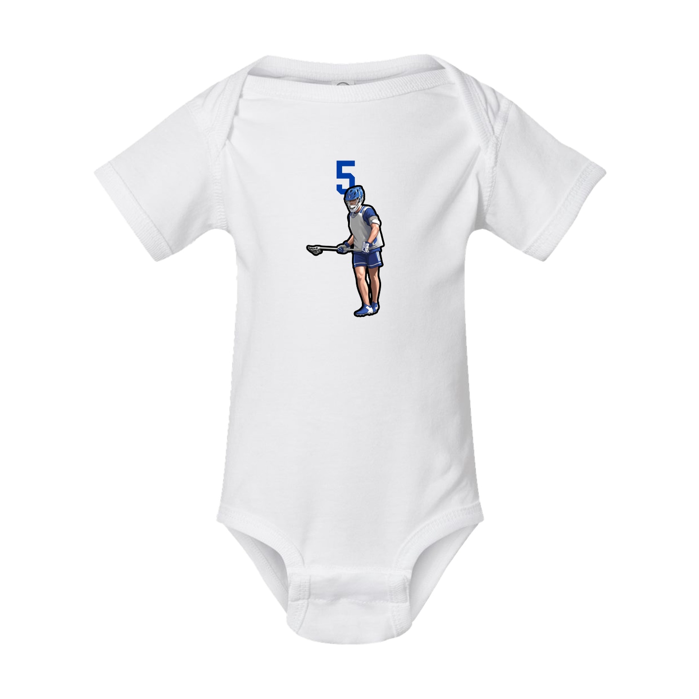 Baby Onesie — Number Top in White